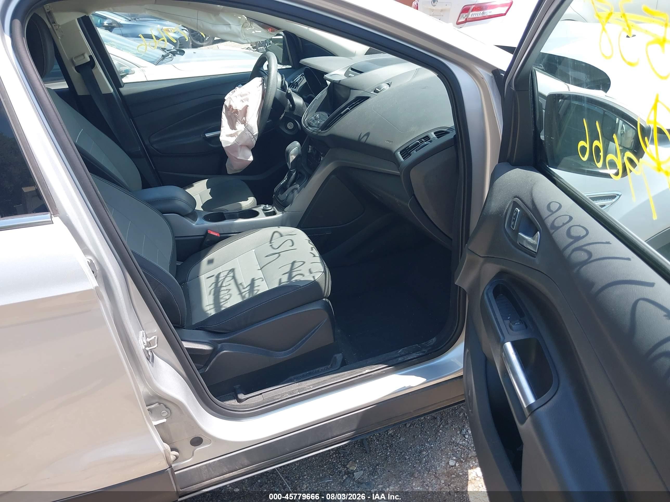 2014 Ford Escape Se Silver vin: 1FMCU0GXXEUE56538