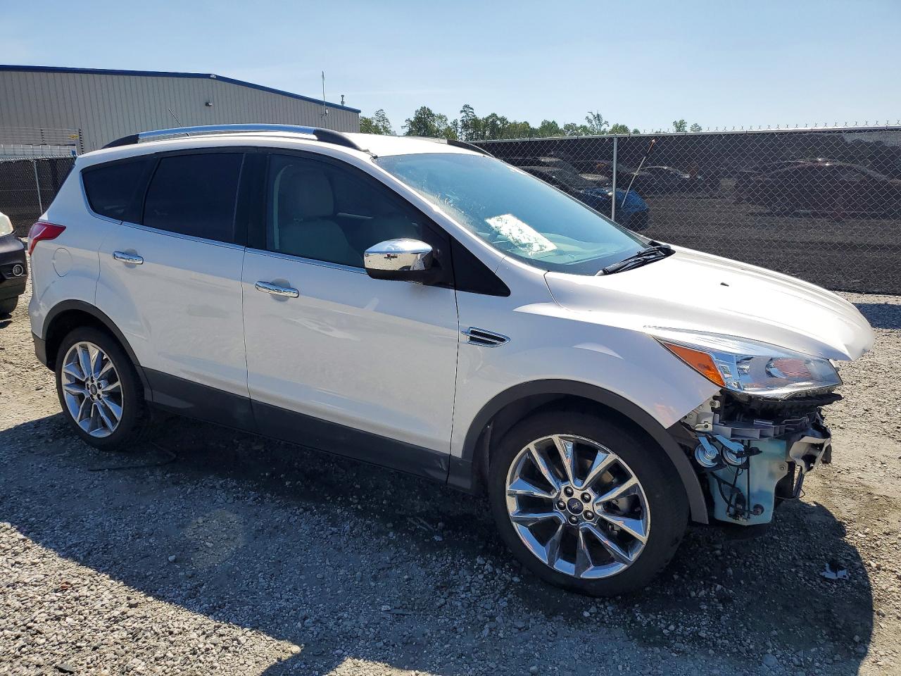 2015 Ford Escape Se Белый vin: 1FMCU0GXXFUA56805