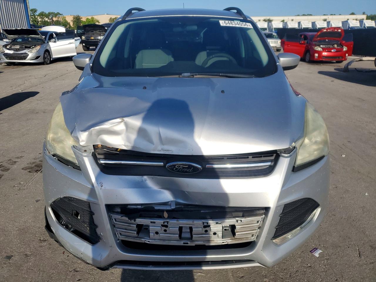 2015 Ford Escape Se Silver vin: 1FMCU0GXXFUA61048