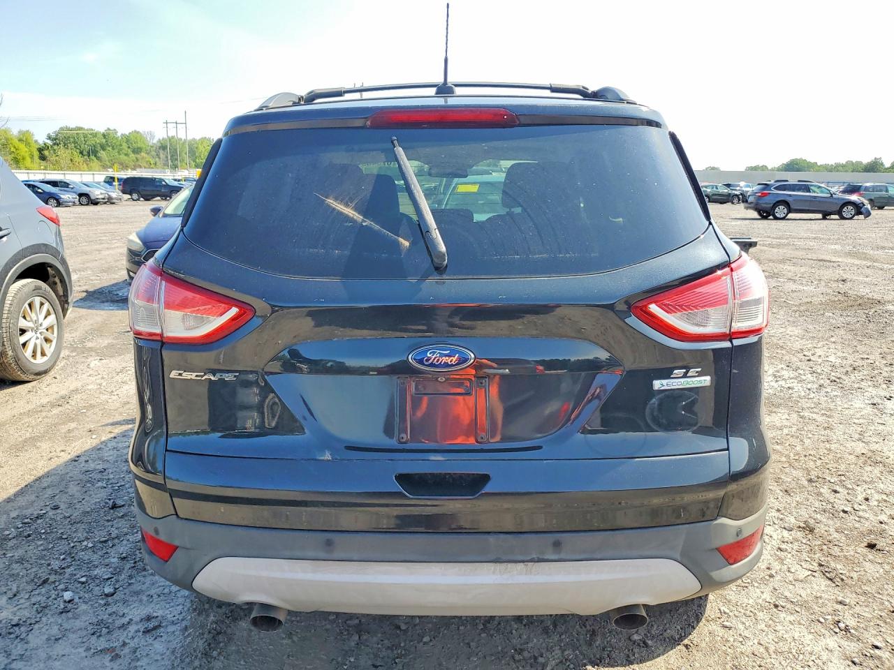 2015 Ford Escape Se Gray vin: 1FMCU0GXXFUA99525