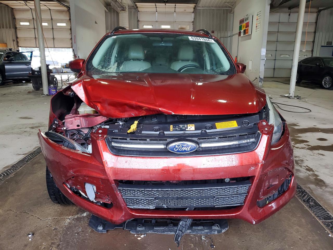 2015 Ford Escape Se Burgundy vin: 1FMCU0GXXFUB24407