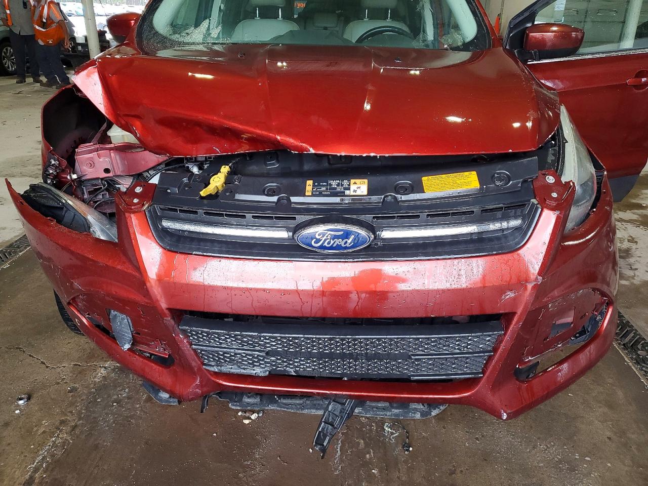 2015 Ford Escape Se Burgundy vin: 1FMCU0GXXFUB24407
