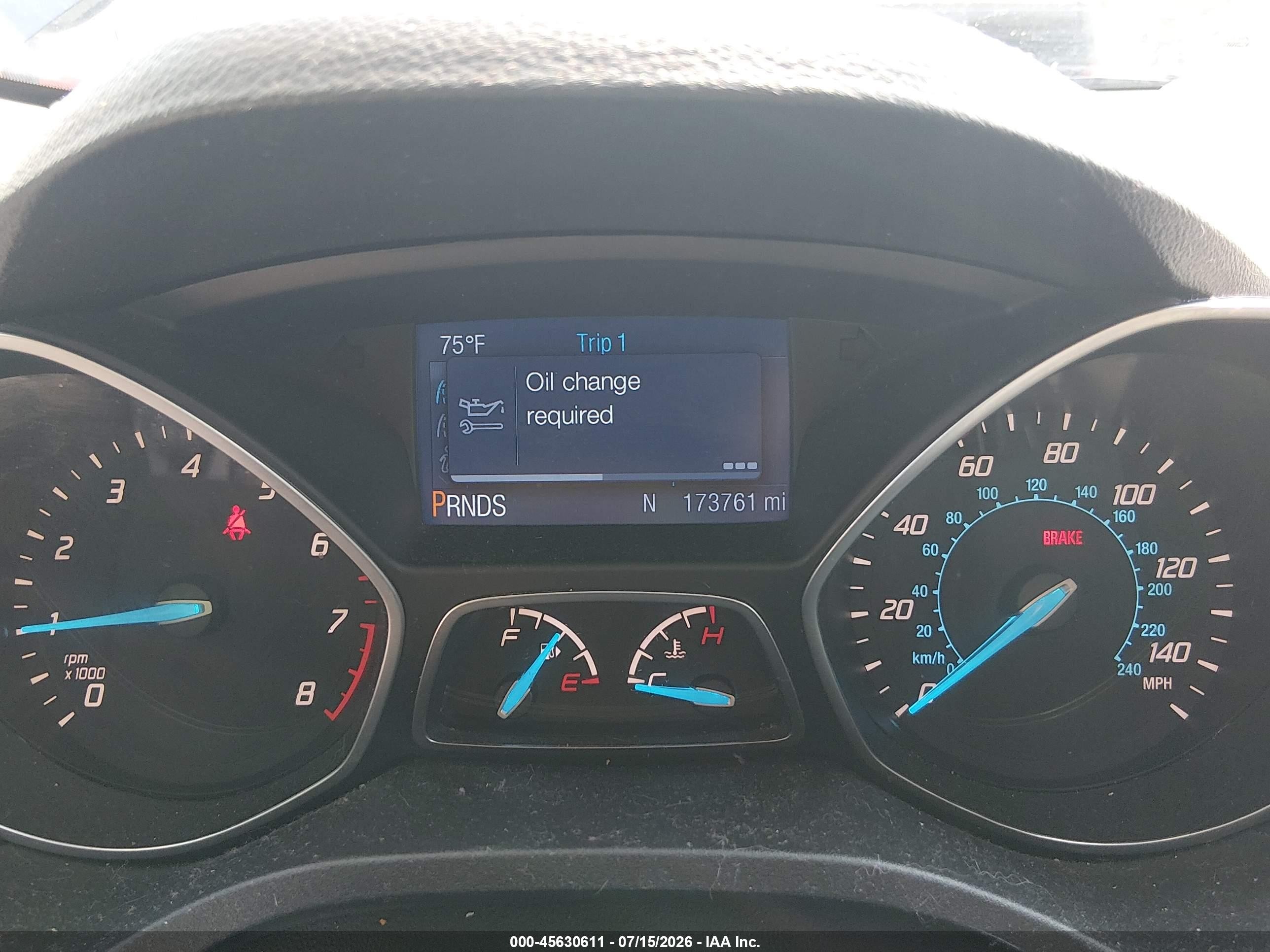 2015 Ford Escape Se Blue vin: 1FMCU0GXXFUB68696