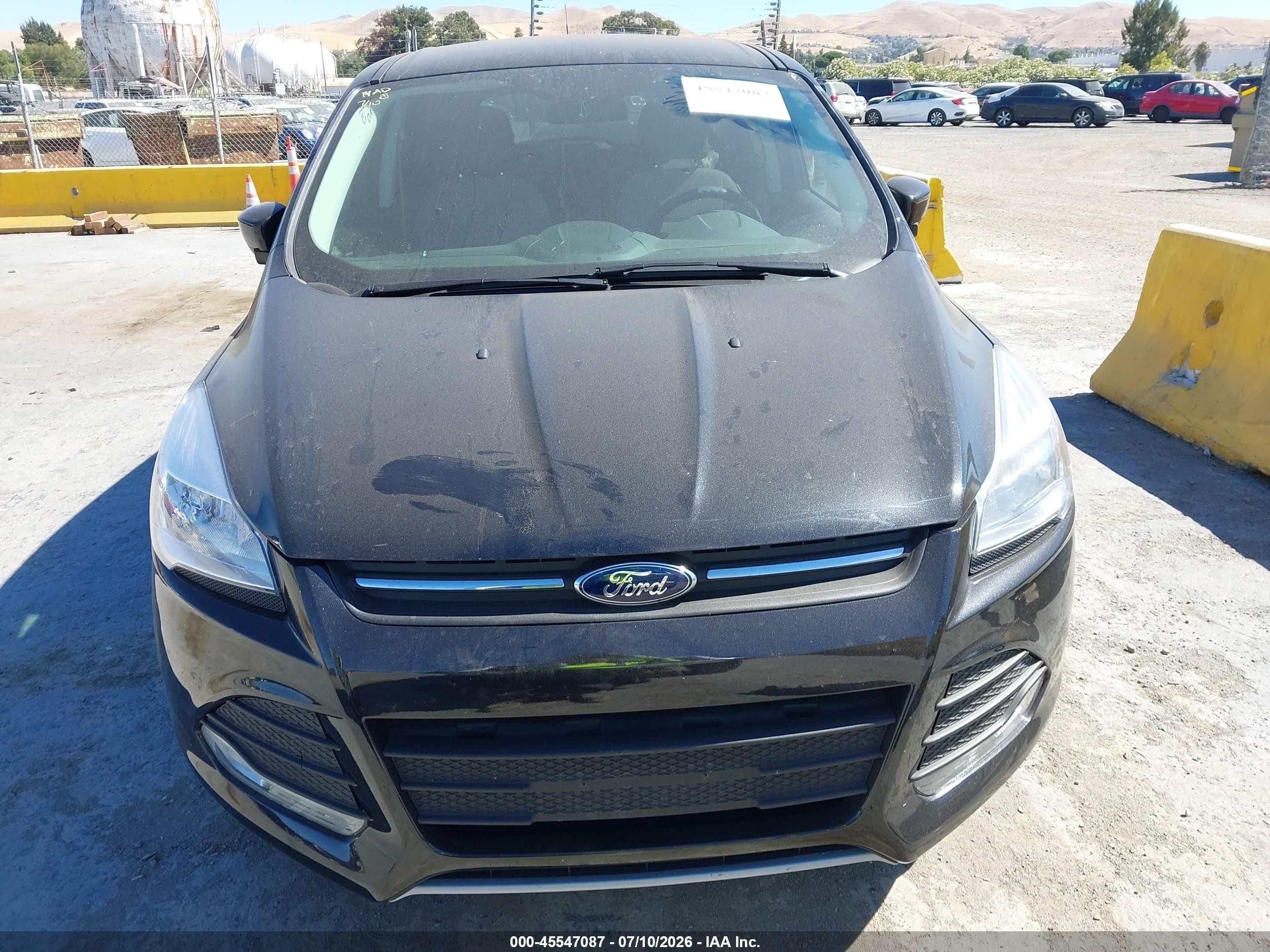 2015 Ford Escape Se Black vin: 1FMCU0GXXFUB95896