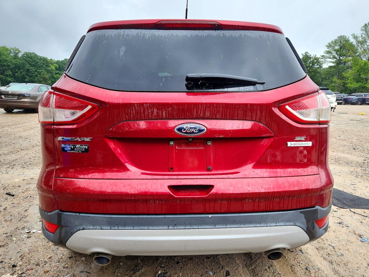 2015 Ford Escape Se Red vin: 1FMCU0GXXFUC23616