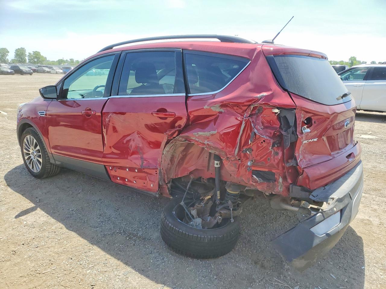 2015 Ford Escape Se Red vin: 1FMCU0GXXFUC83248