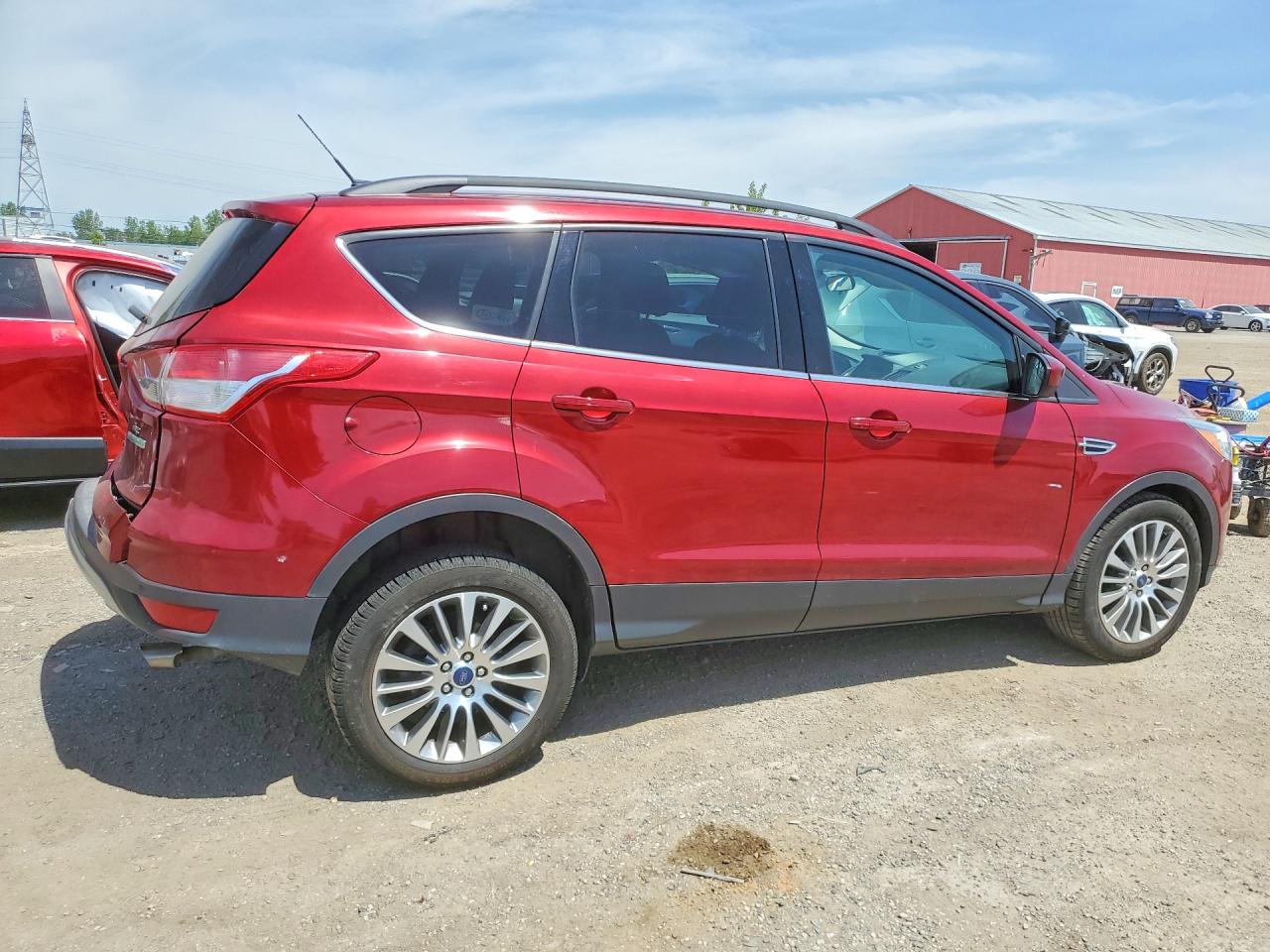 2015 Ford Escape Se Red vin: 1FMCU0GXXFUC83248