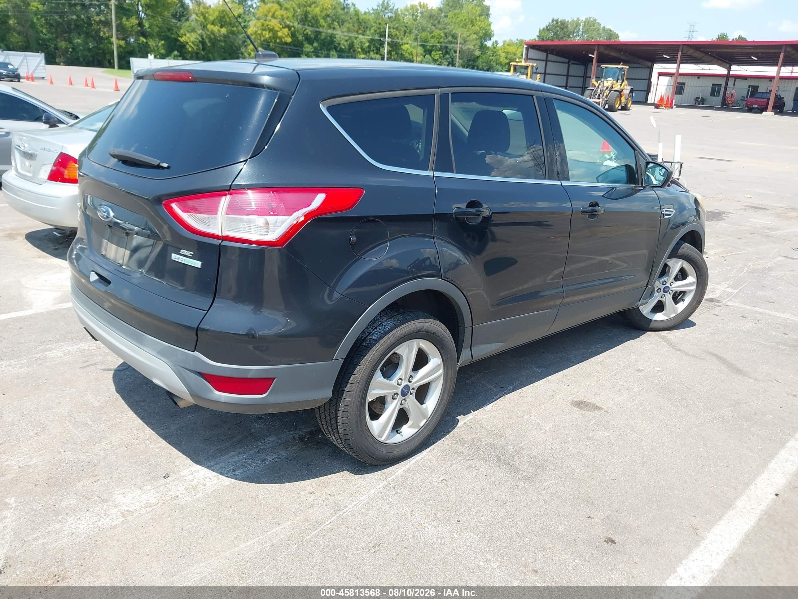 2015 Ford Escape Se Black vin: 1FMCU0GXXFUC85758