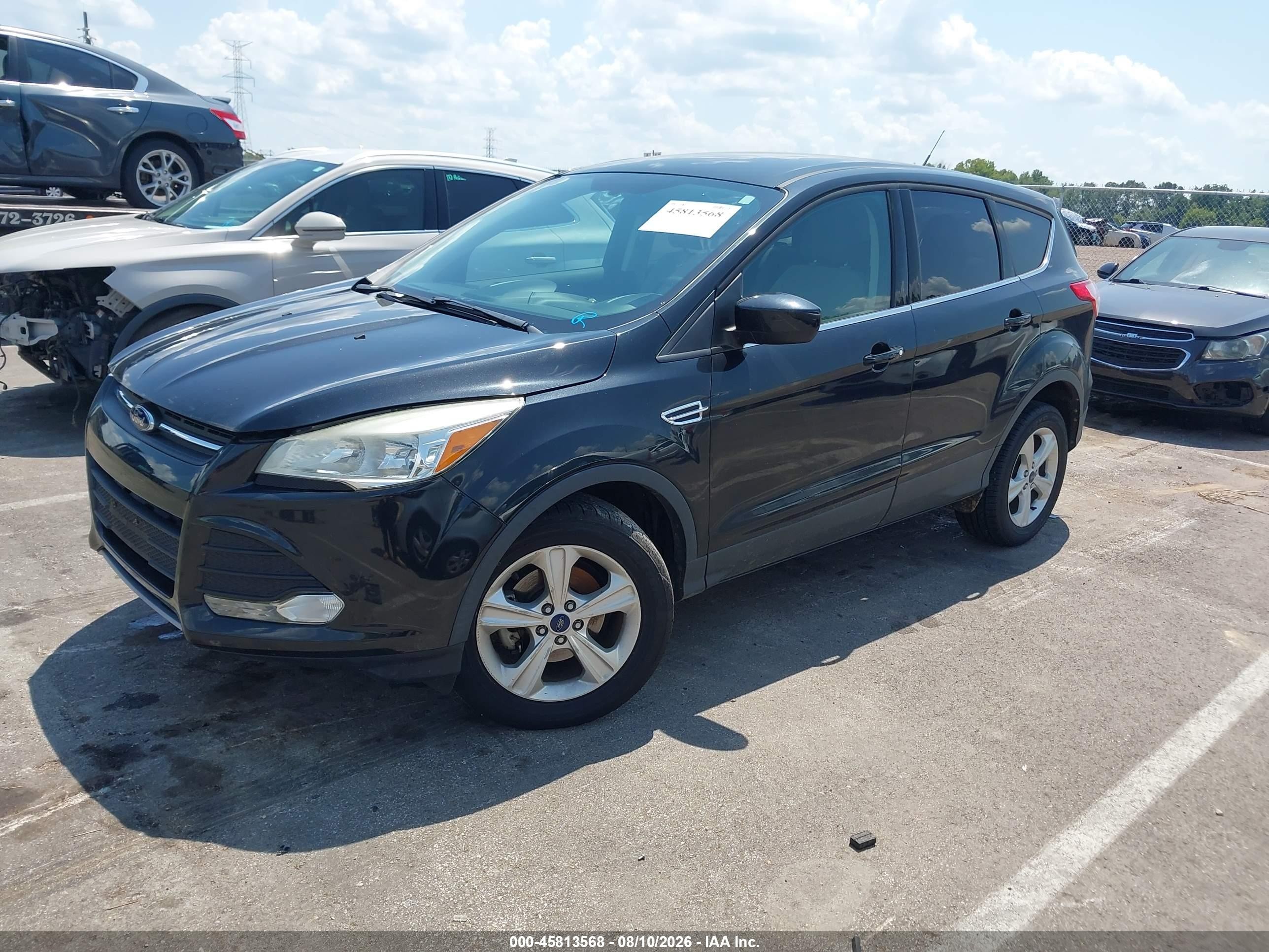 2015 Ford Escape Se Black vin: 1FMCU0GXXFUC85758