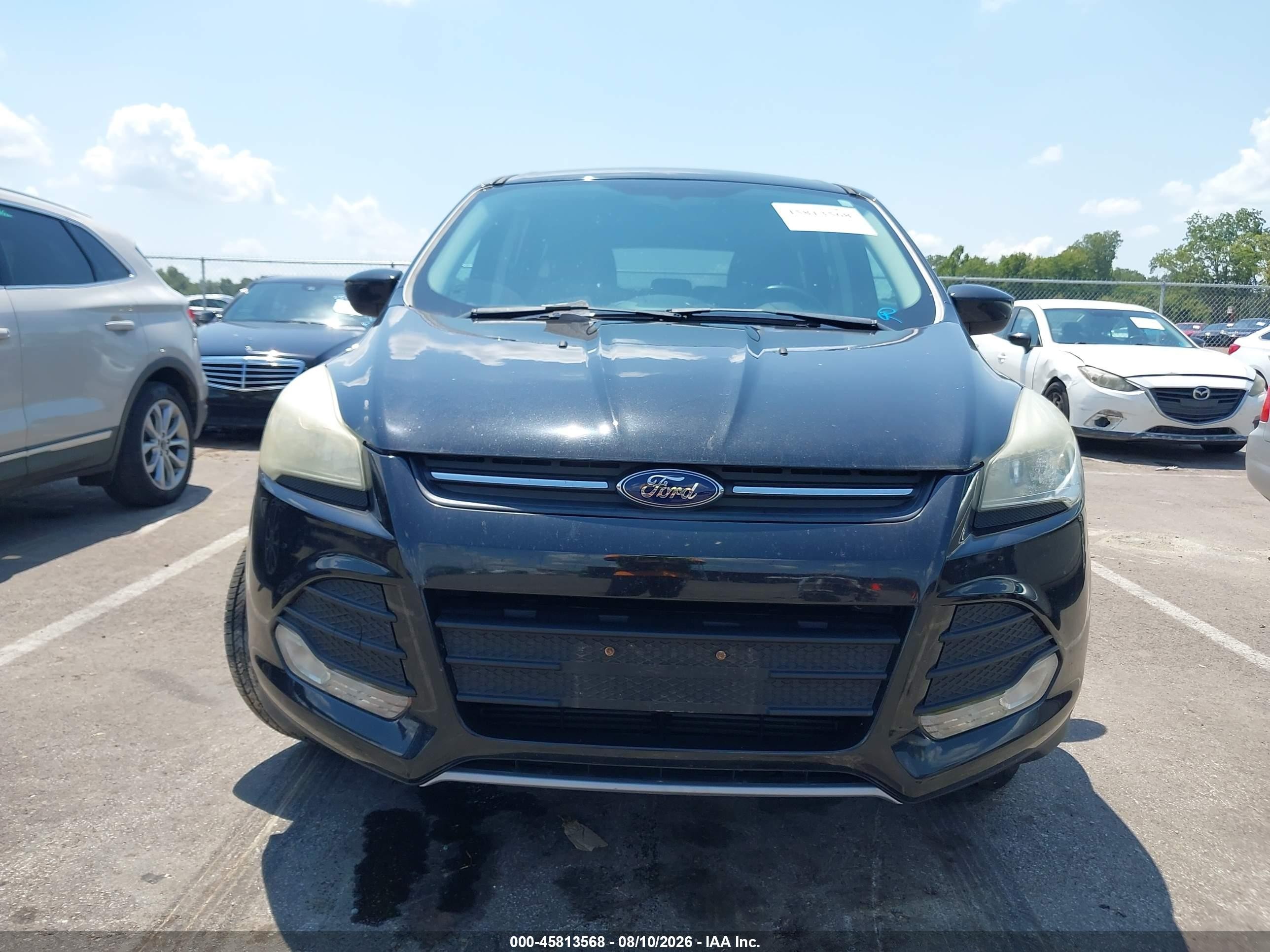 2015 Ford Escape Se Black vin: 1FMCU0GXXFUC85758