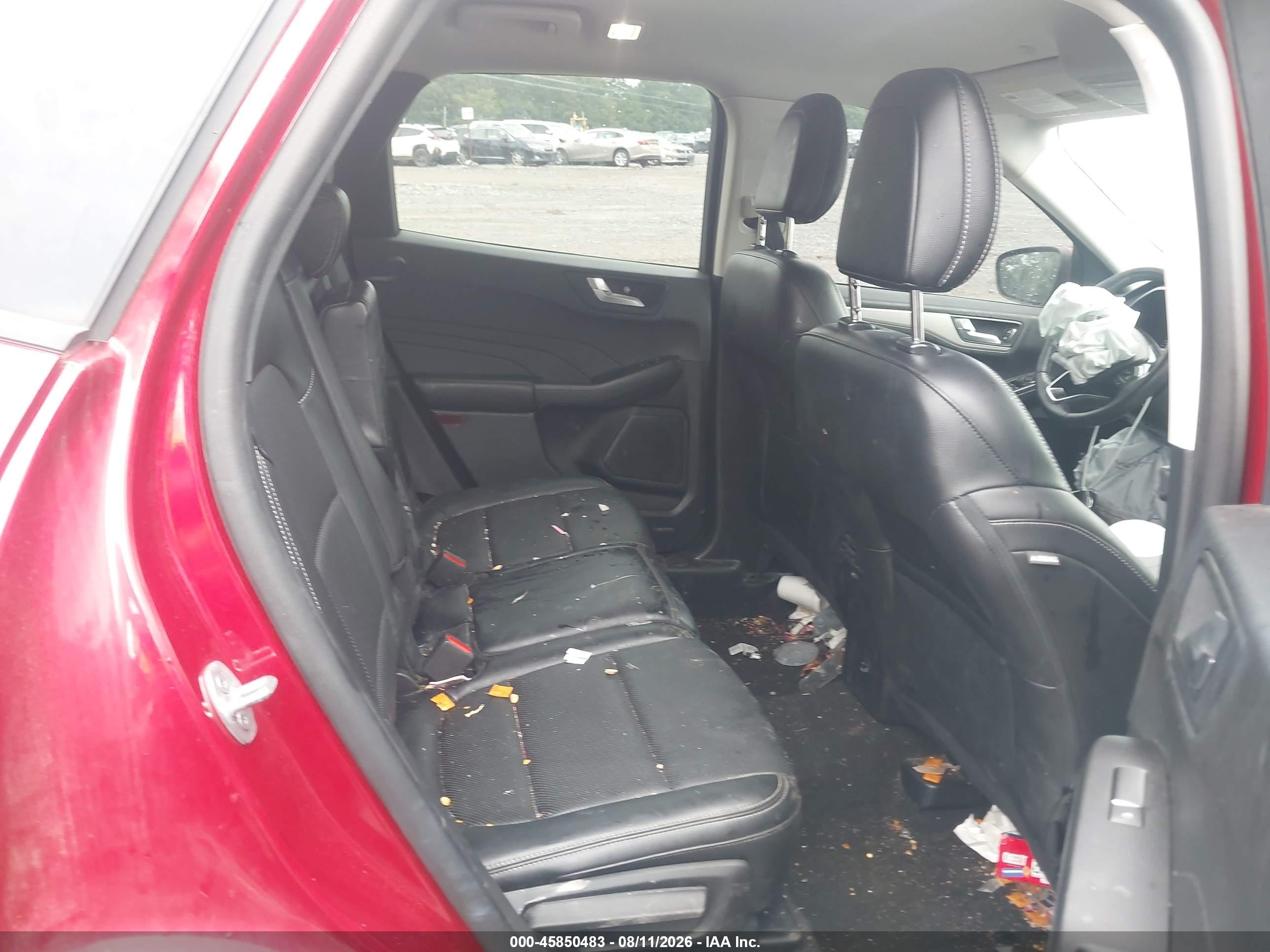 2021 Ford Escape Sel Red vin: 1FMCU0H62MUA31044