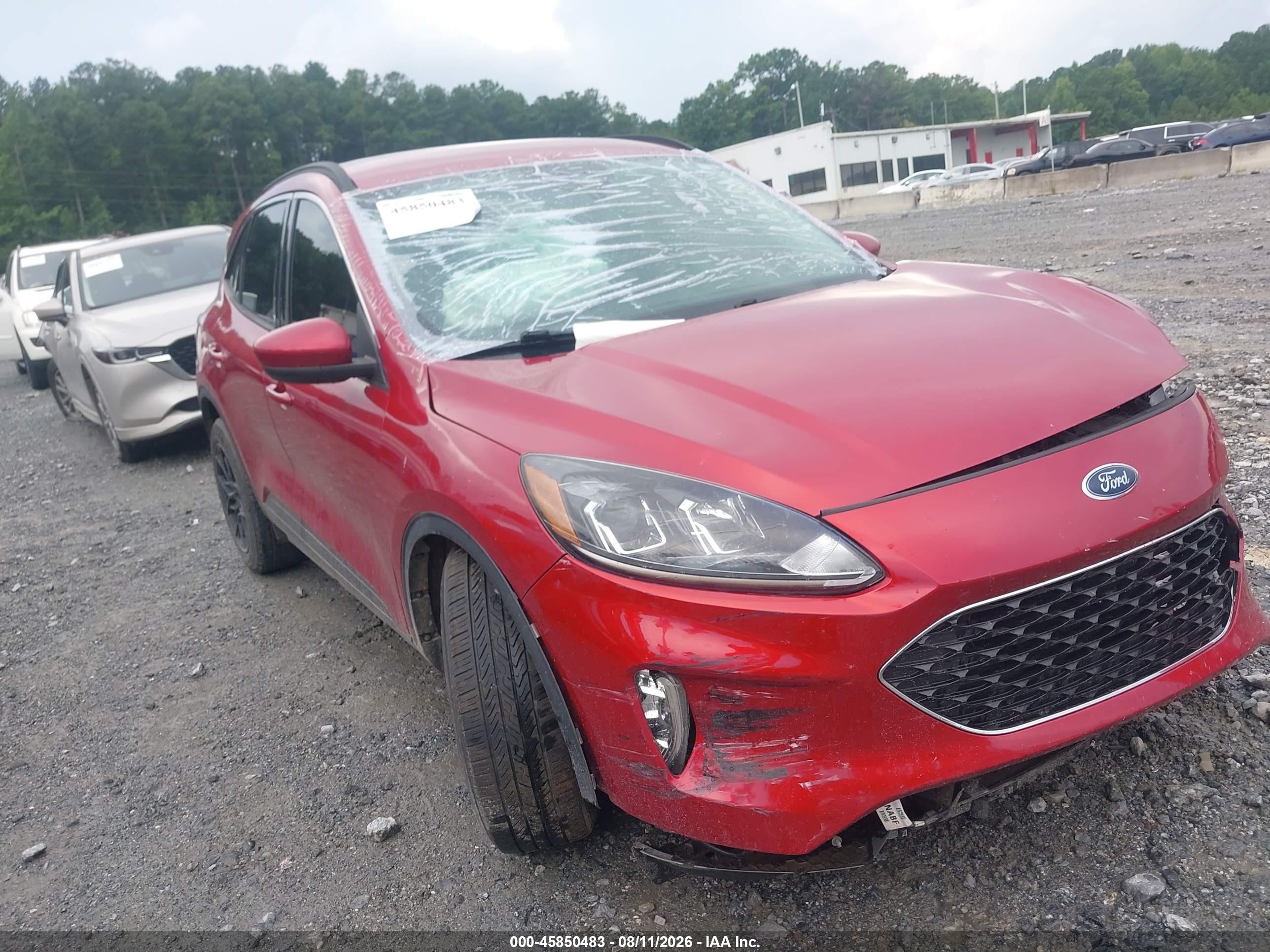 2021 Ford Escape Sel Красный vin: 1FMCU0H62MUA31044