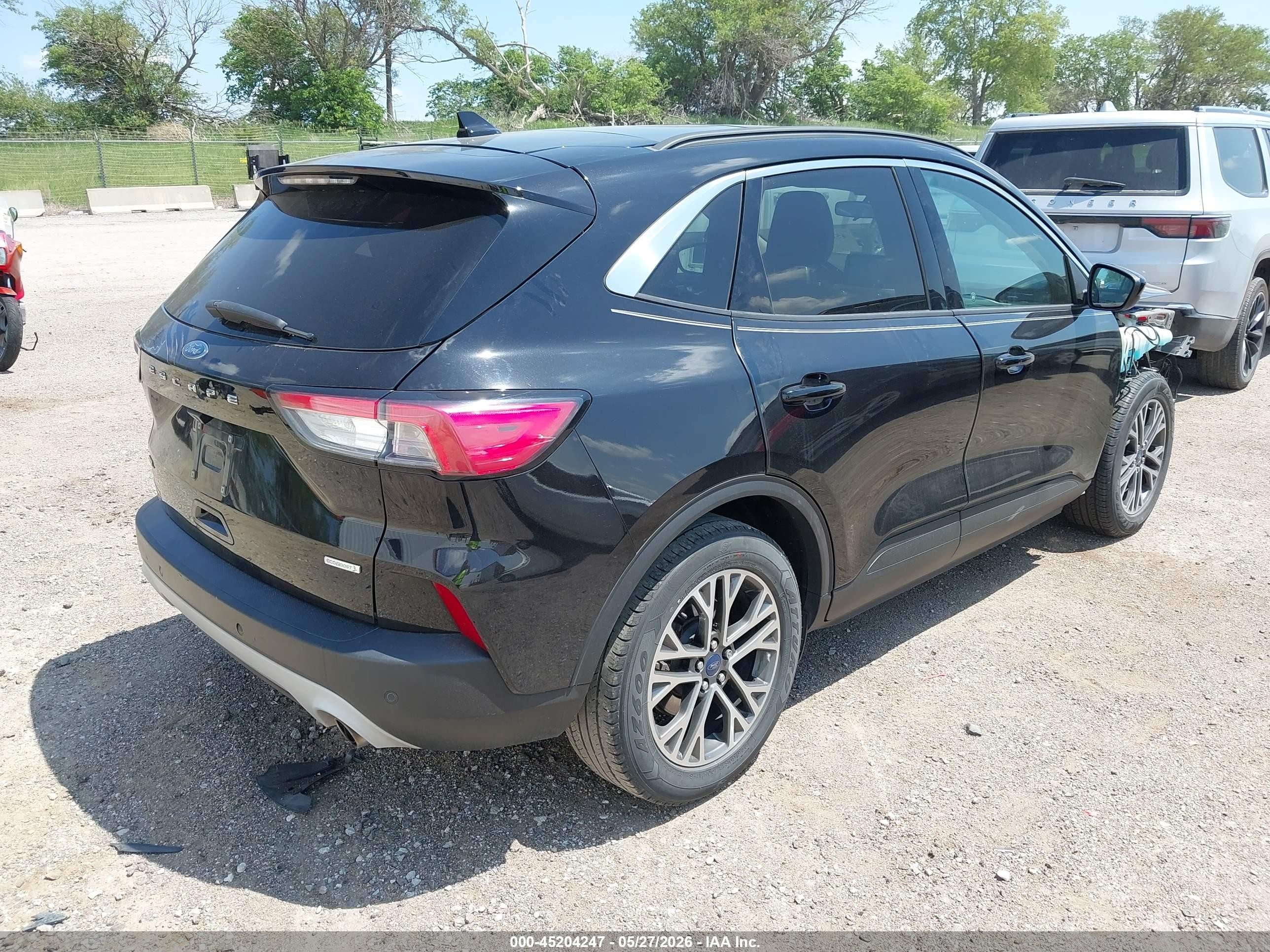 2020 Ford Escape Sel Black vin: 1FMCU0H63LUA25946