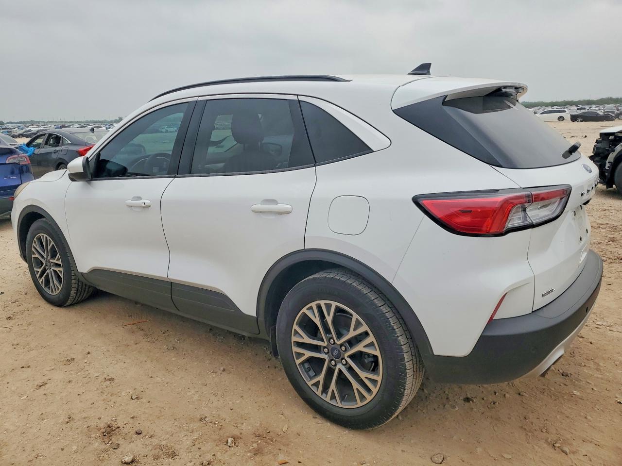 2020 Ford Escape Sel White vin: 1FMCU0H65LUA75375
