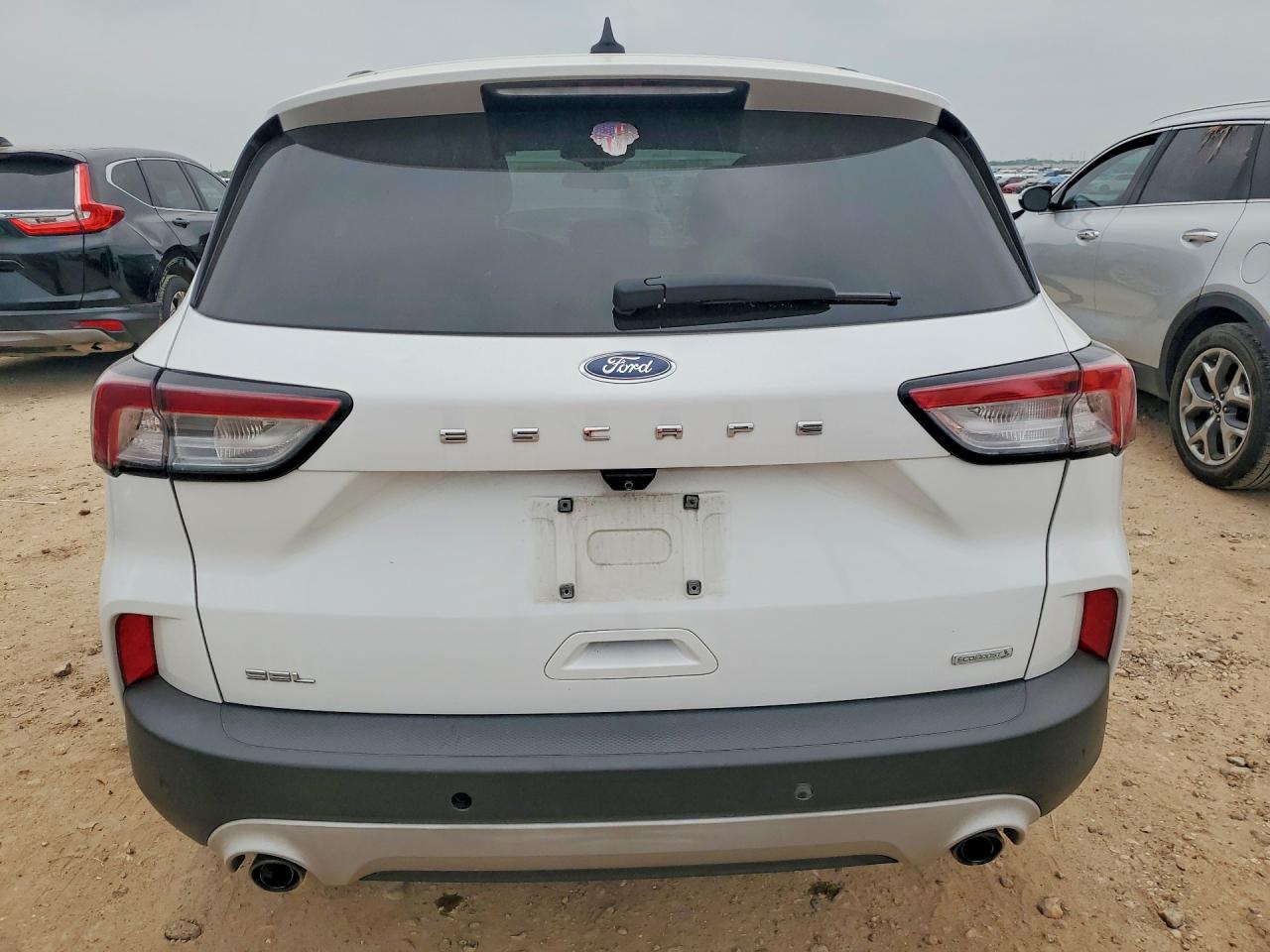 2020 Ford Escape Sel White vin: 1FMCU0H65LUA75375