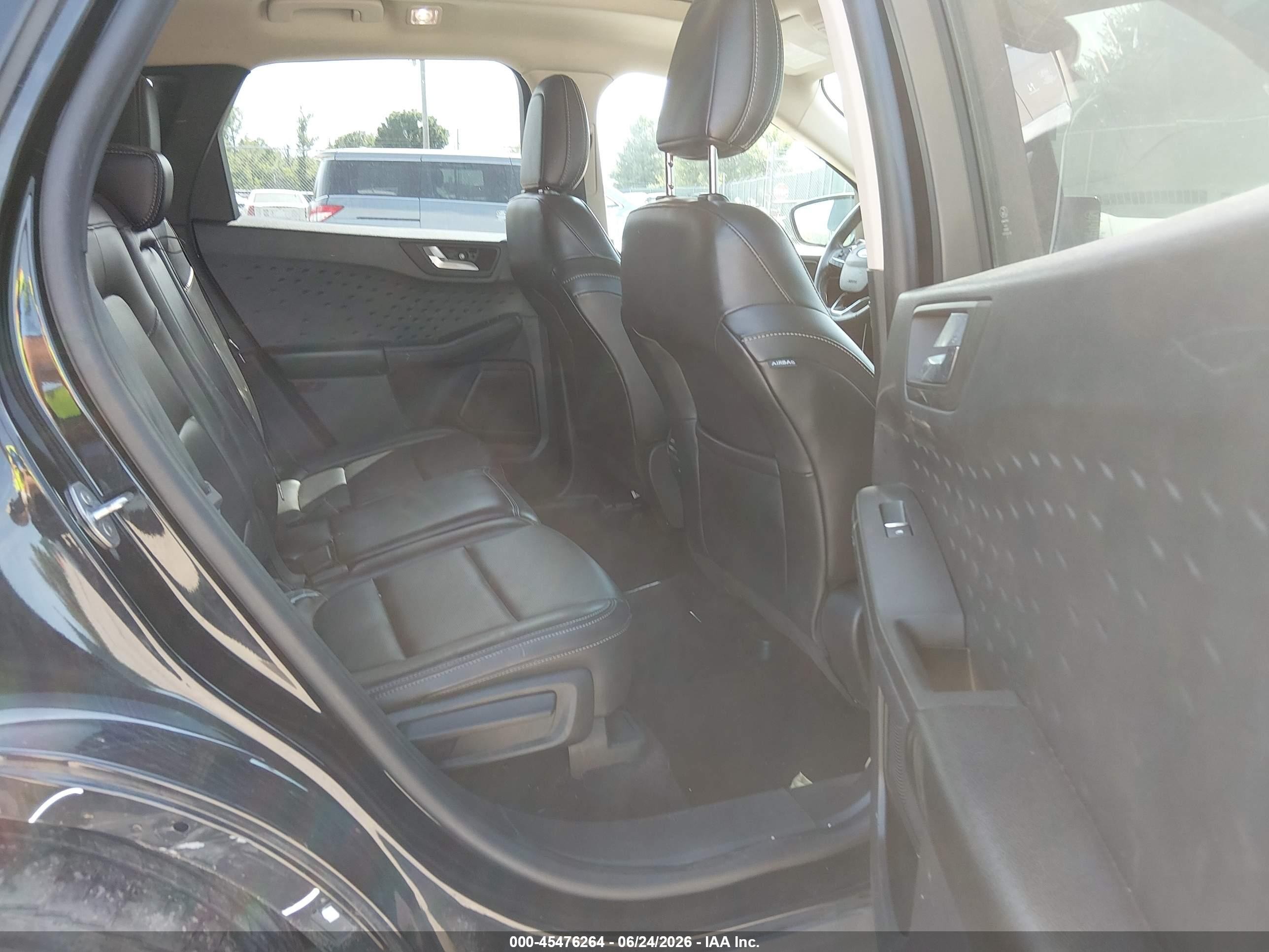 2020 Ford Escape Sel Черный vin: 1FMCU0H67LUB47032