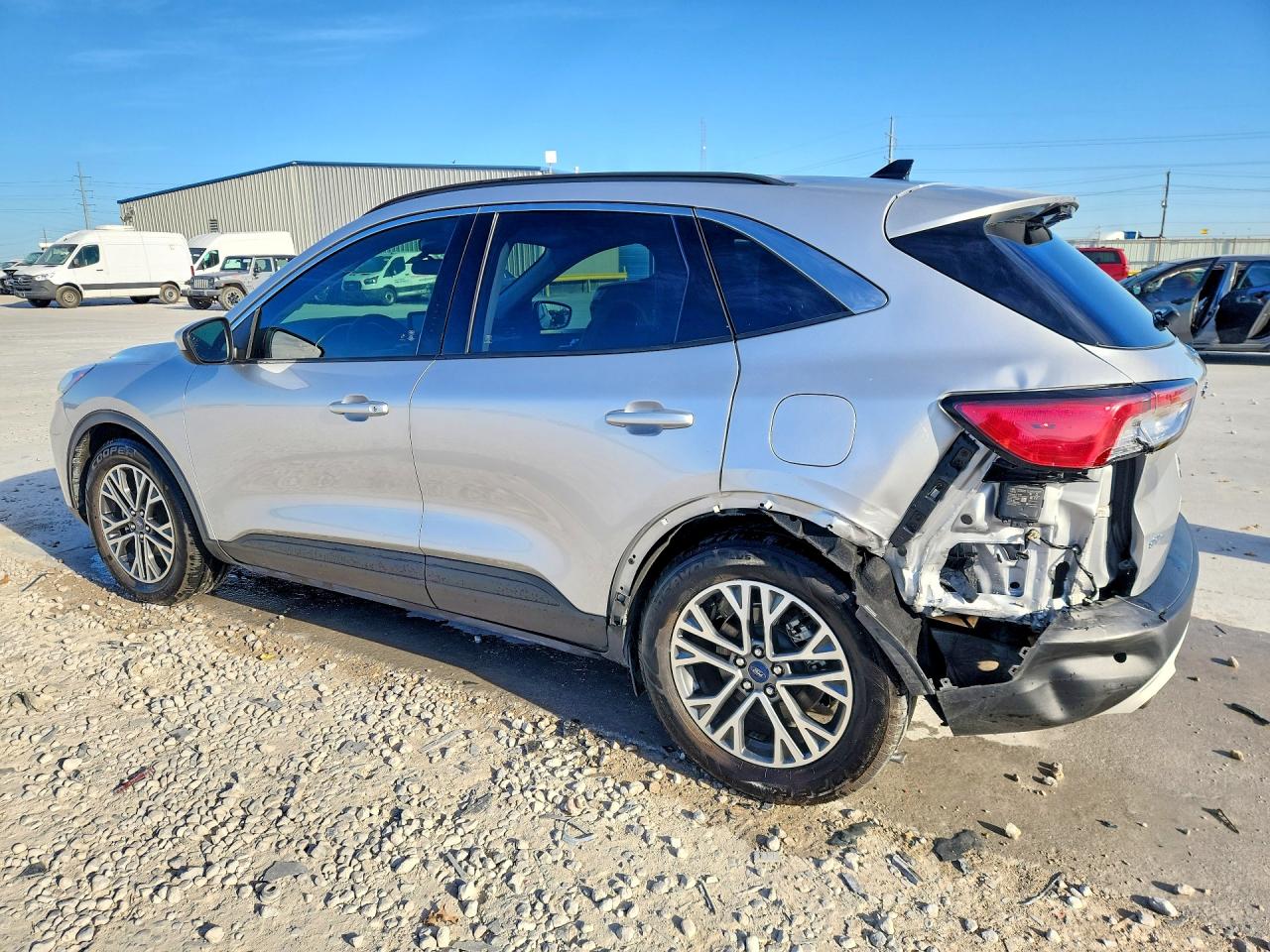 2020 Ford Escape Sel Silver vin: 1FMCU0H68LUA75788