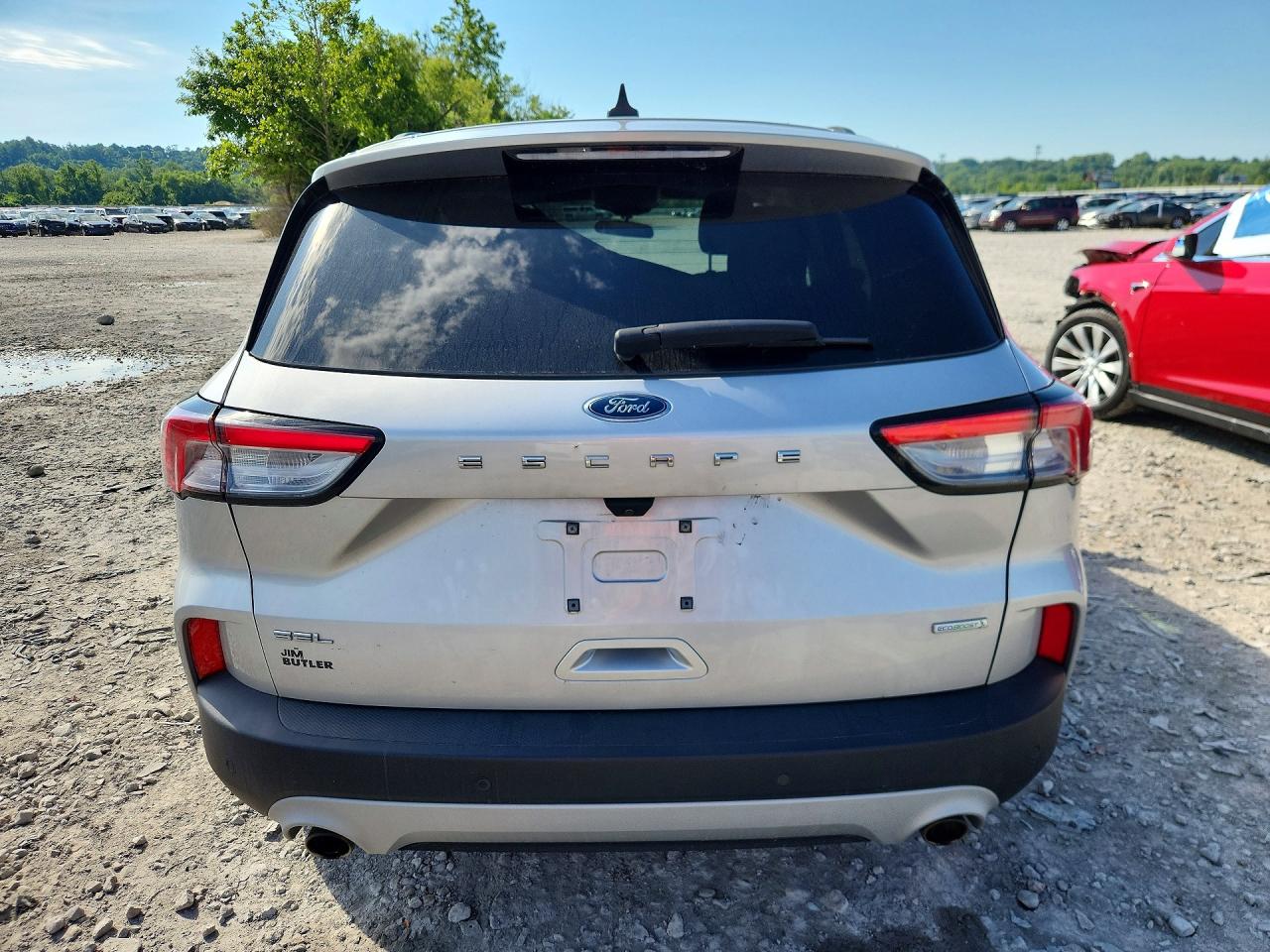 2020 Ford Escape Sel Silver vin: 1FMCU0H68LUB03797