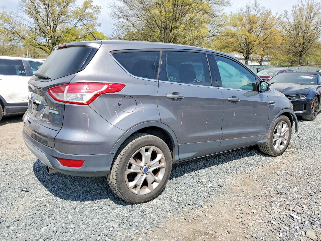 2013 Ford Escape Sel Charcoal vin: 1FMCU0H90DUA79510