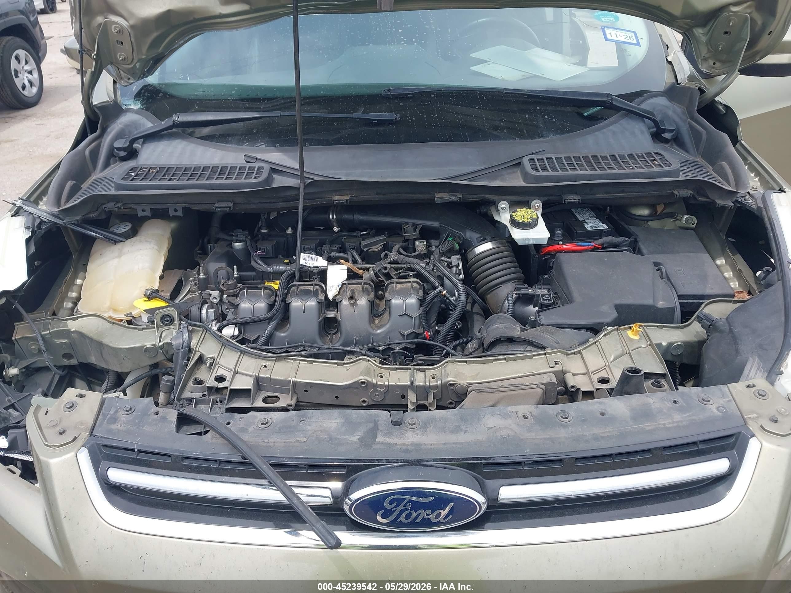 2013 Ford Escape Sel Green vin: 1FMCU0H90DUB17480