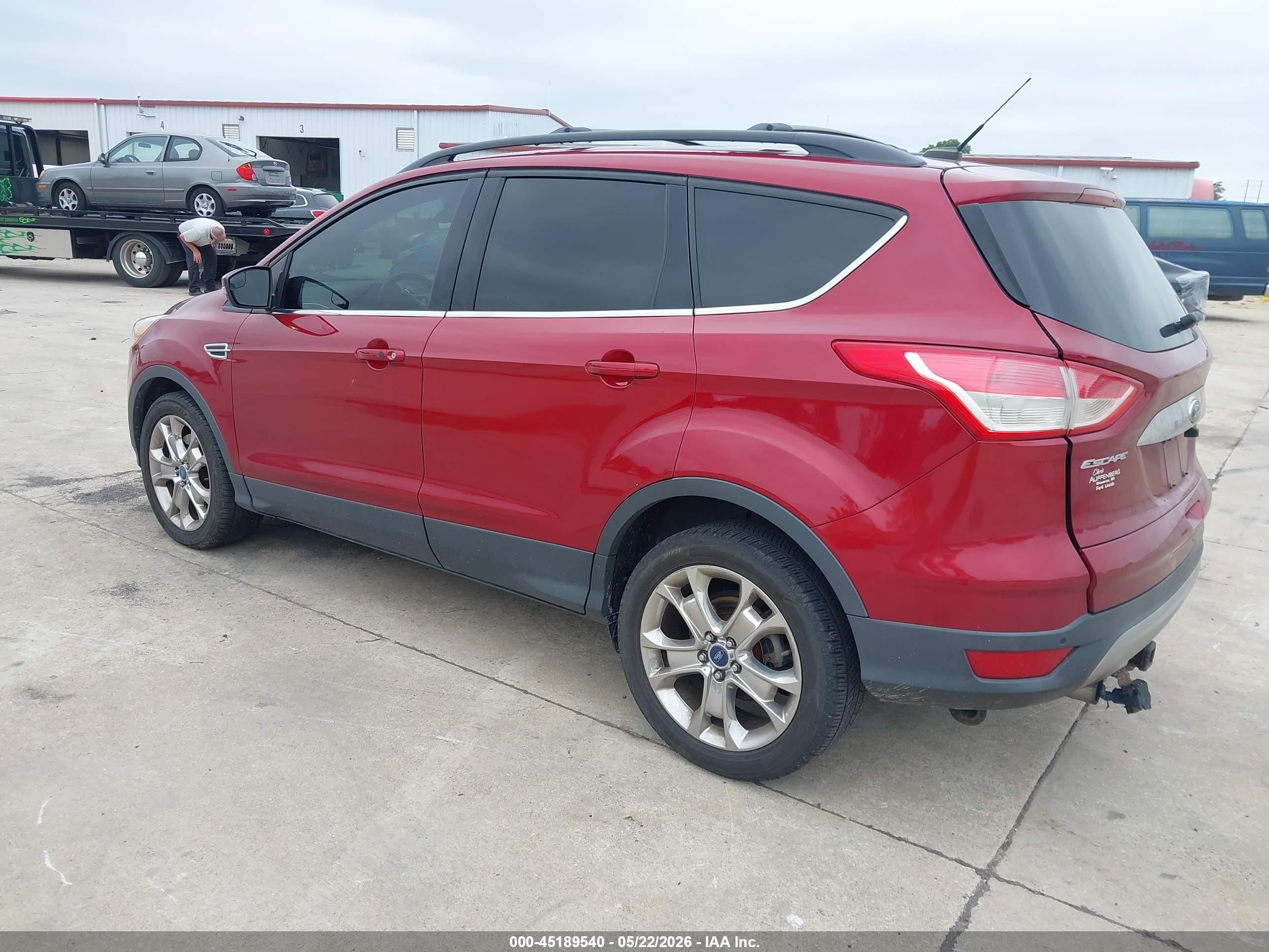 2013 Ford Escape Sel Red vin: 1FMCU0H90DUC31558