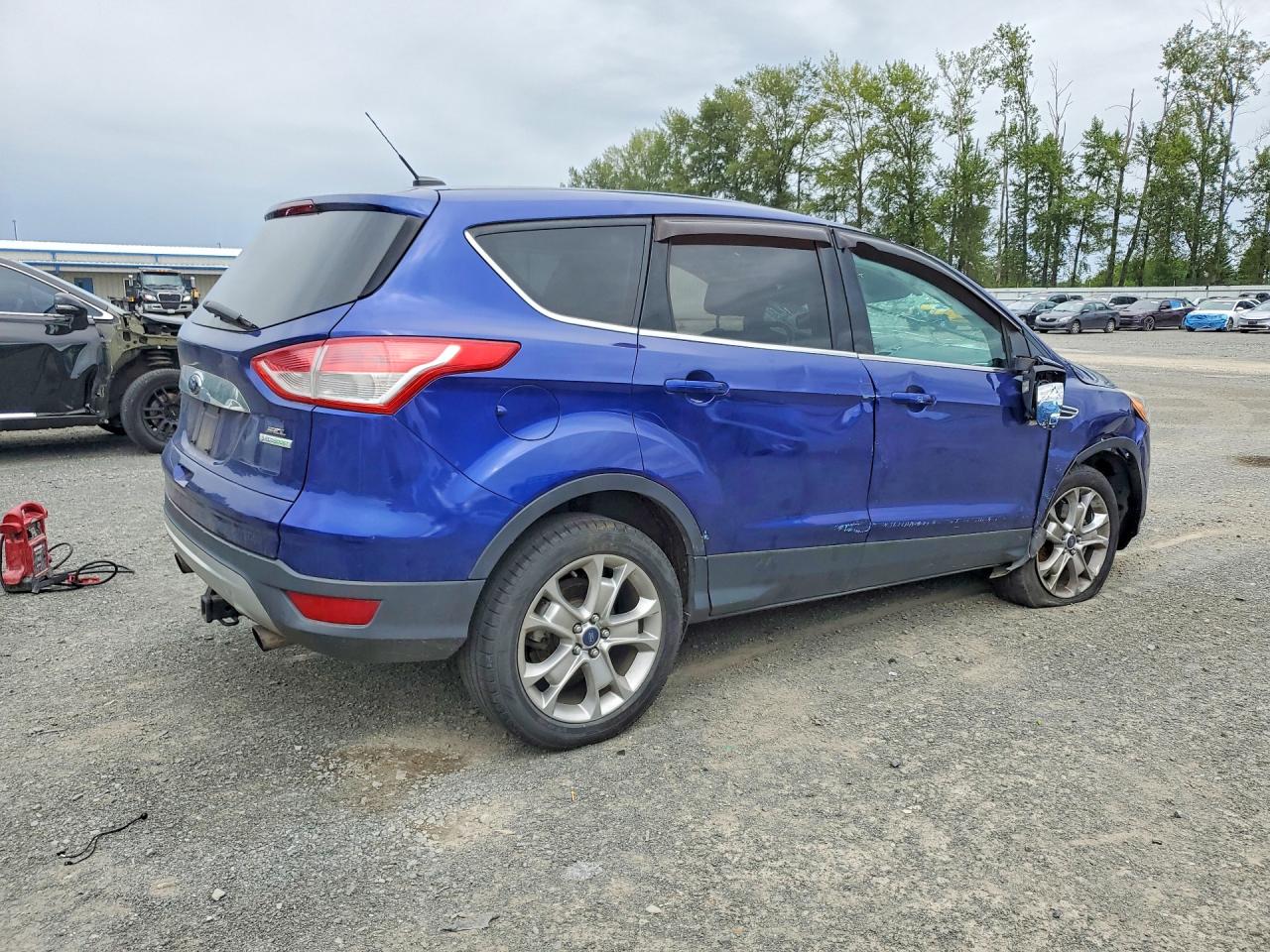 2013 Ford Escape Sel Blue vin: 1FMCU0H90DUC55875