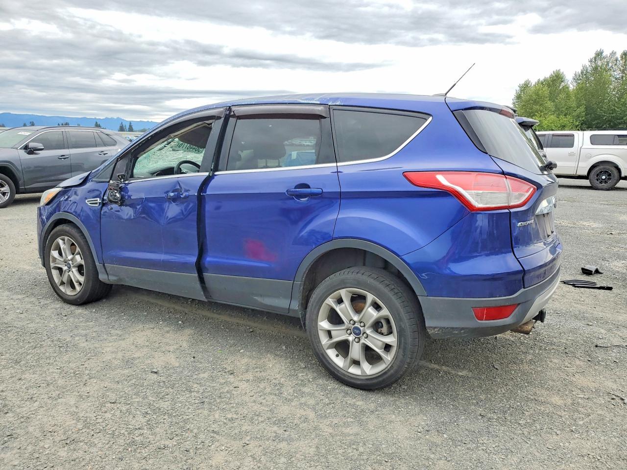 2013 Ford Escape Sel Blue vin: 1FMCU0H90DUC55875