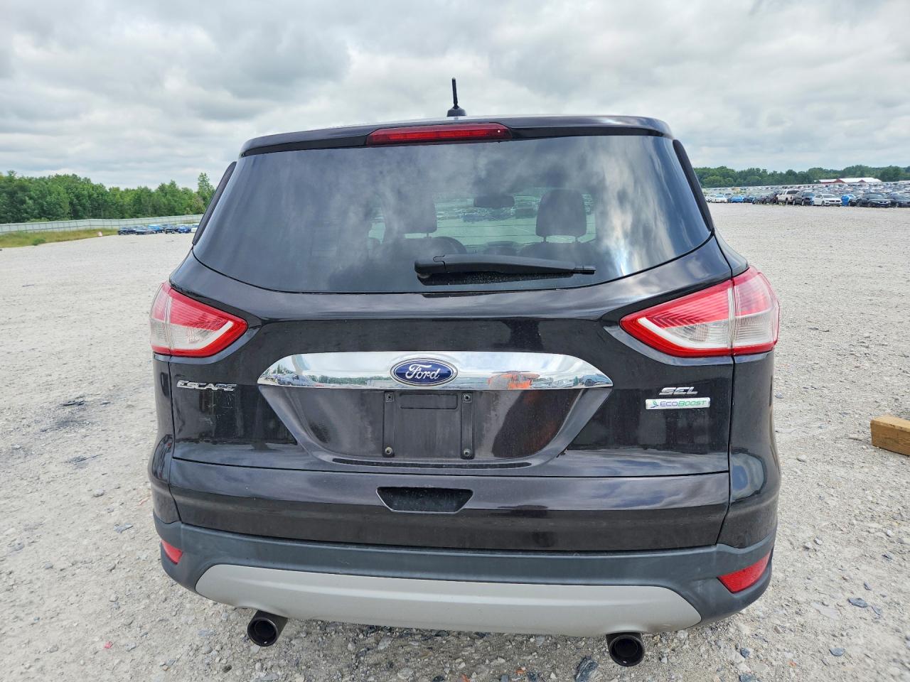 2013 Ford Escape Sel Black vin: 1FMCU0H90DUC72059