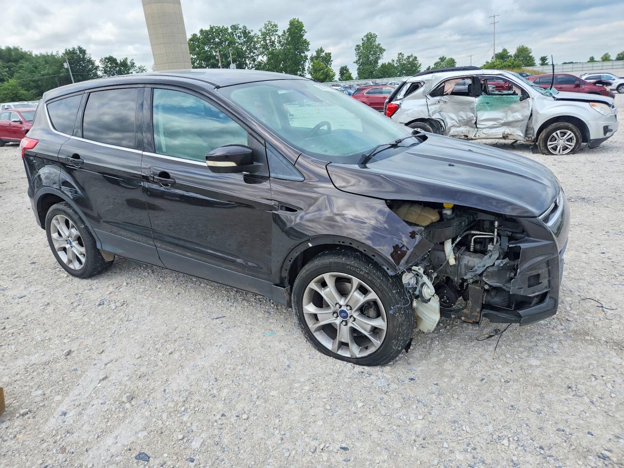 2013 Ford Escape Sel Black vin: 1FMCU0H90DUC72059