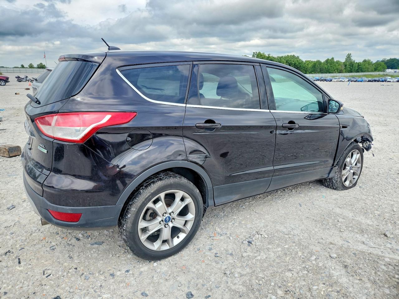 2013 Ford Escape Sel Black vin: 1FMCU0H90DUC72059