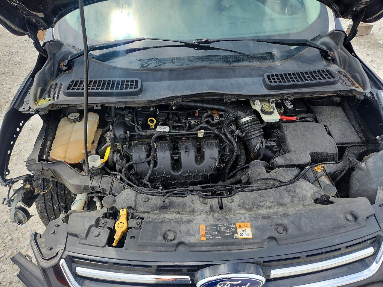 2013 Ford Escape Sel Black vin: 1FMCU0H90DUC72059