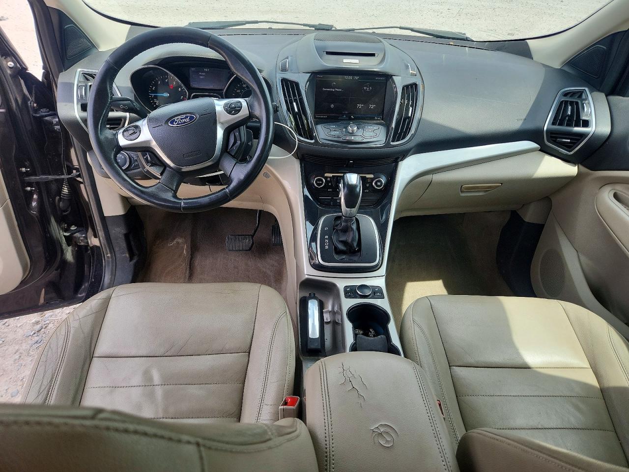 2013 Ford Escape Sel Black vin: 1FMCU0H90DUC72059