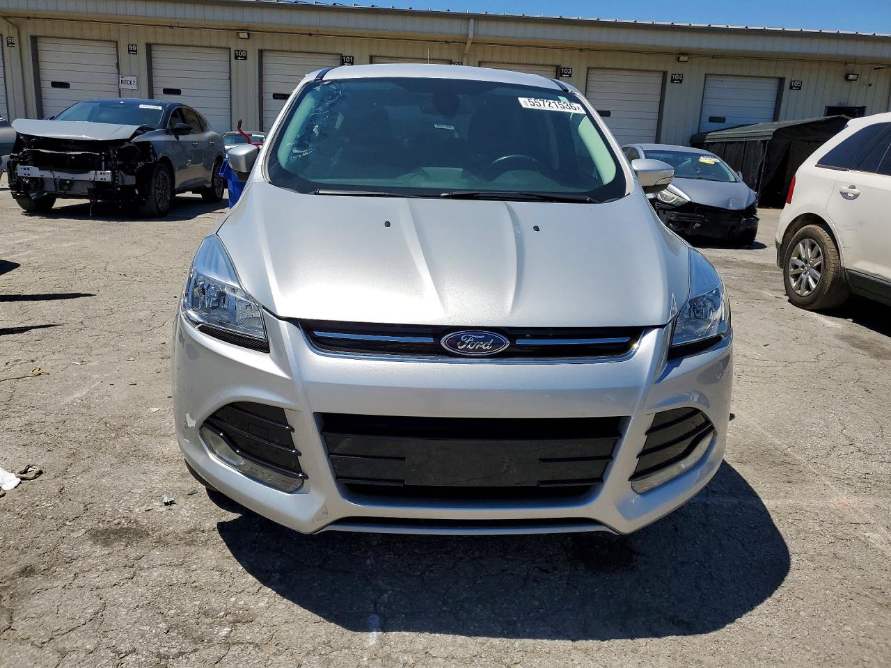 2013 Ford Escape Sel Серебряный vin: 1FMCU0H90DUC79450