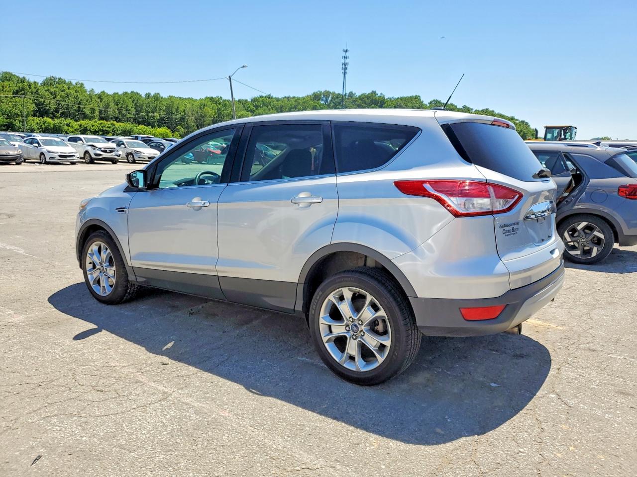 2013 Ford Escape Sel Серебряный vin: 1FMCU0H90DUC79450