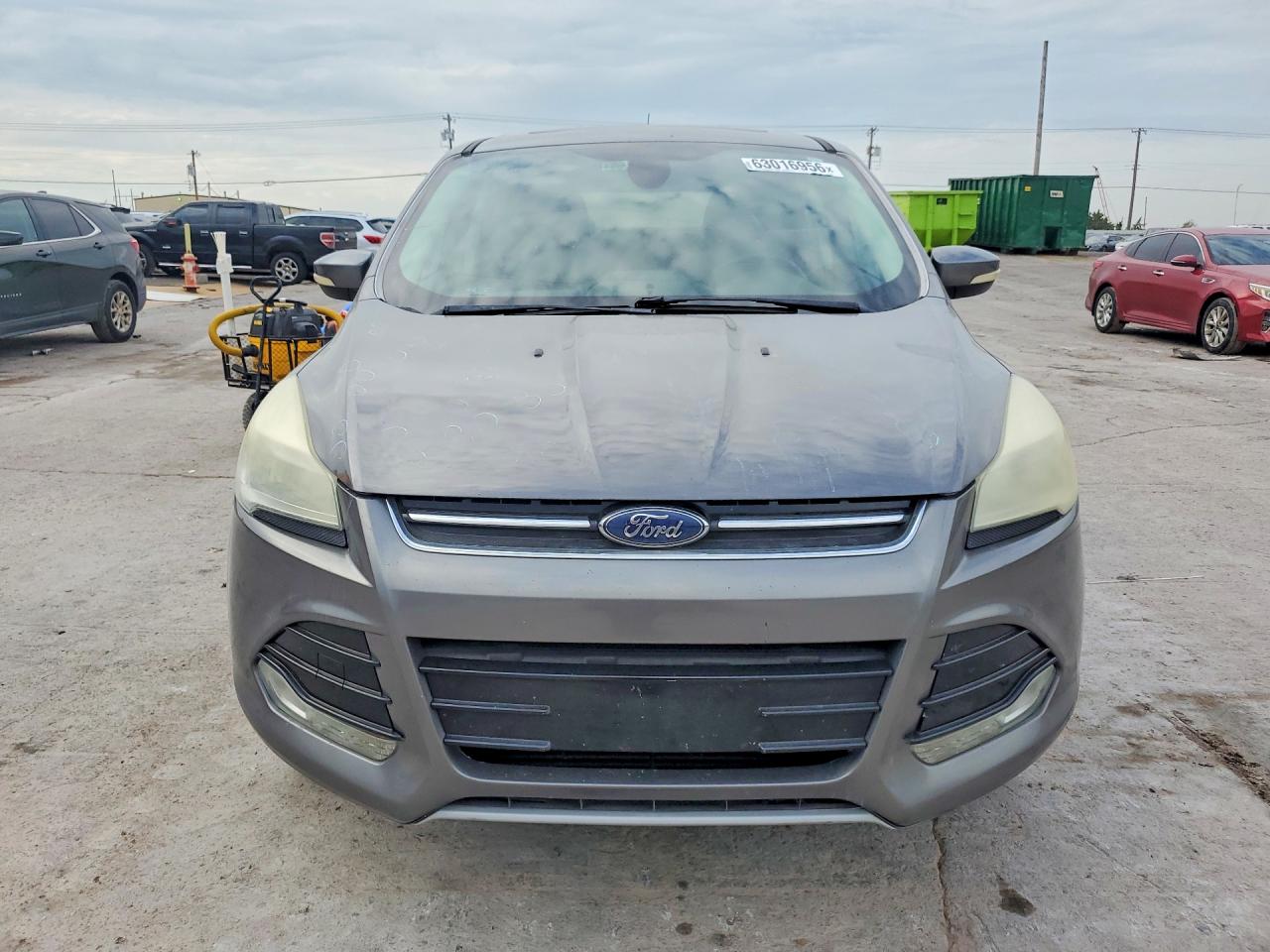 2013 Ford Escape Sel Gray vin: 1FMCU0H90DUC94515