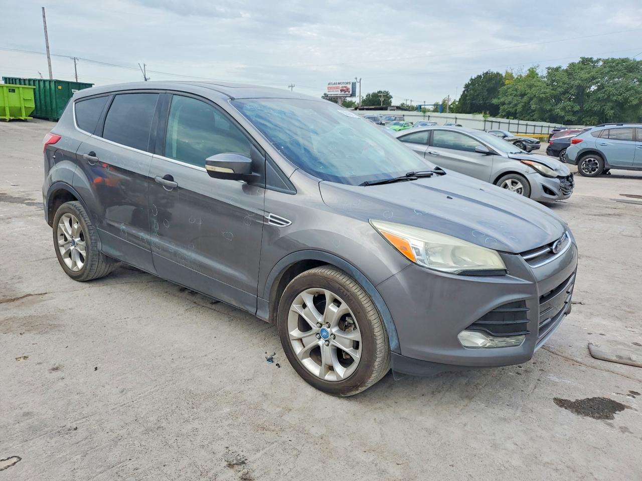 2013 Ford Escape Sel Gray vin: 1FMCU0H90DUC94515