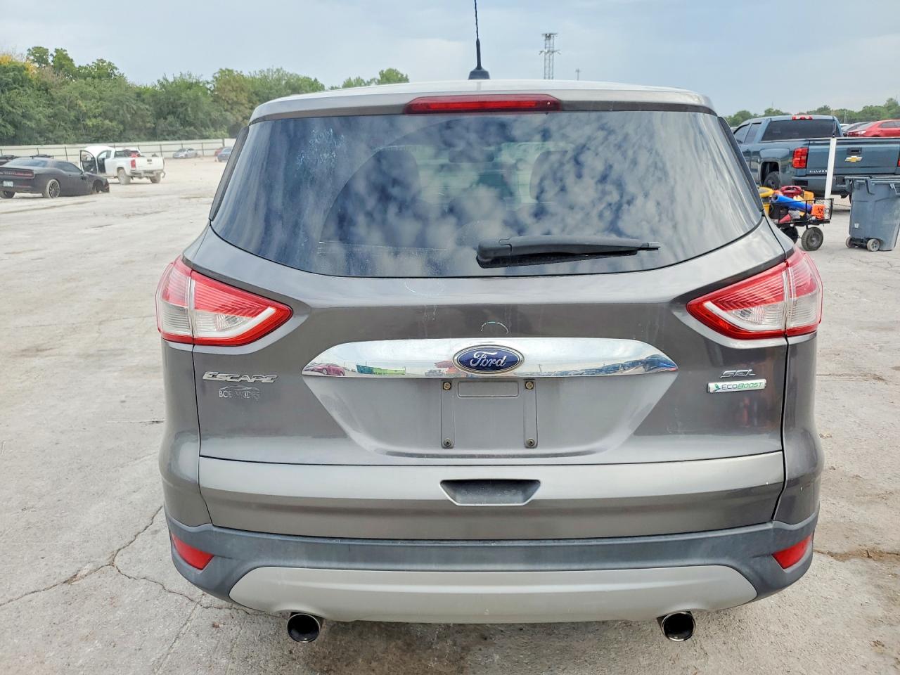 2013 Ford Escape Sel Gray vin: 1FMCU0H90DUC94515