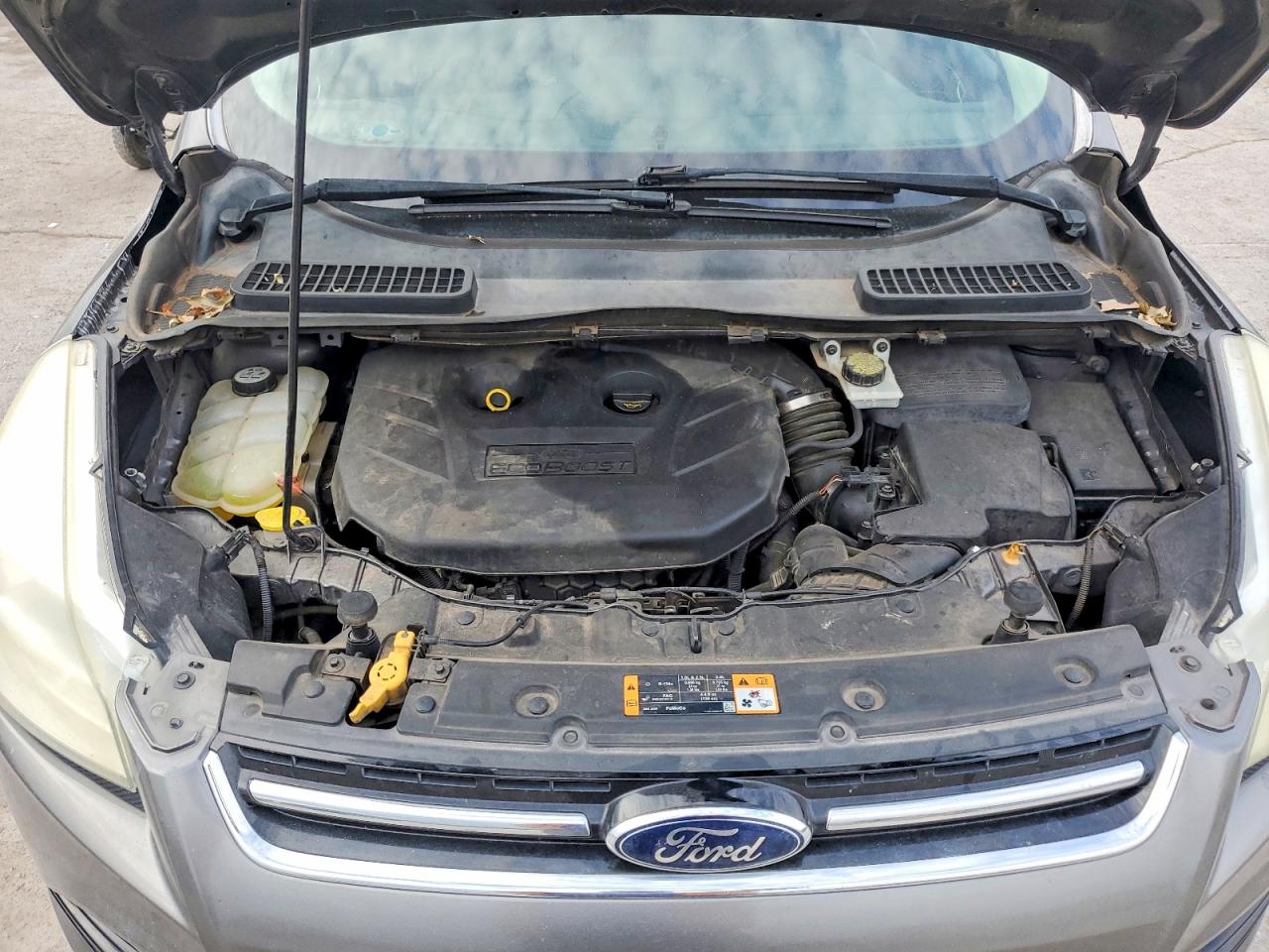 2013 Ford Escape Sel Gray vin: 1FMCU0H90DUC94515