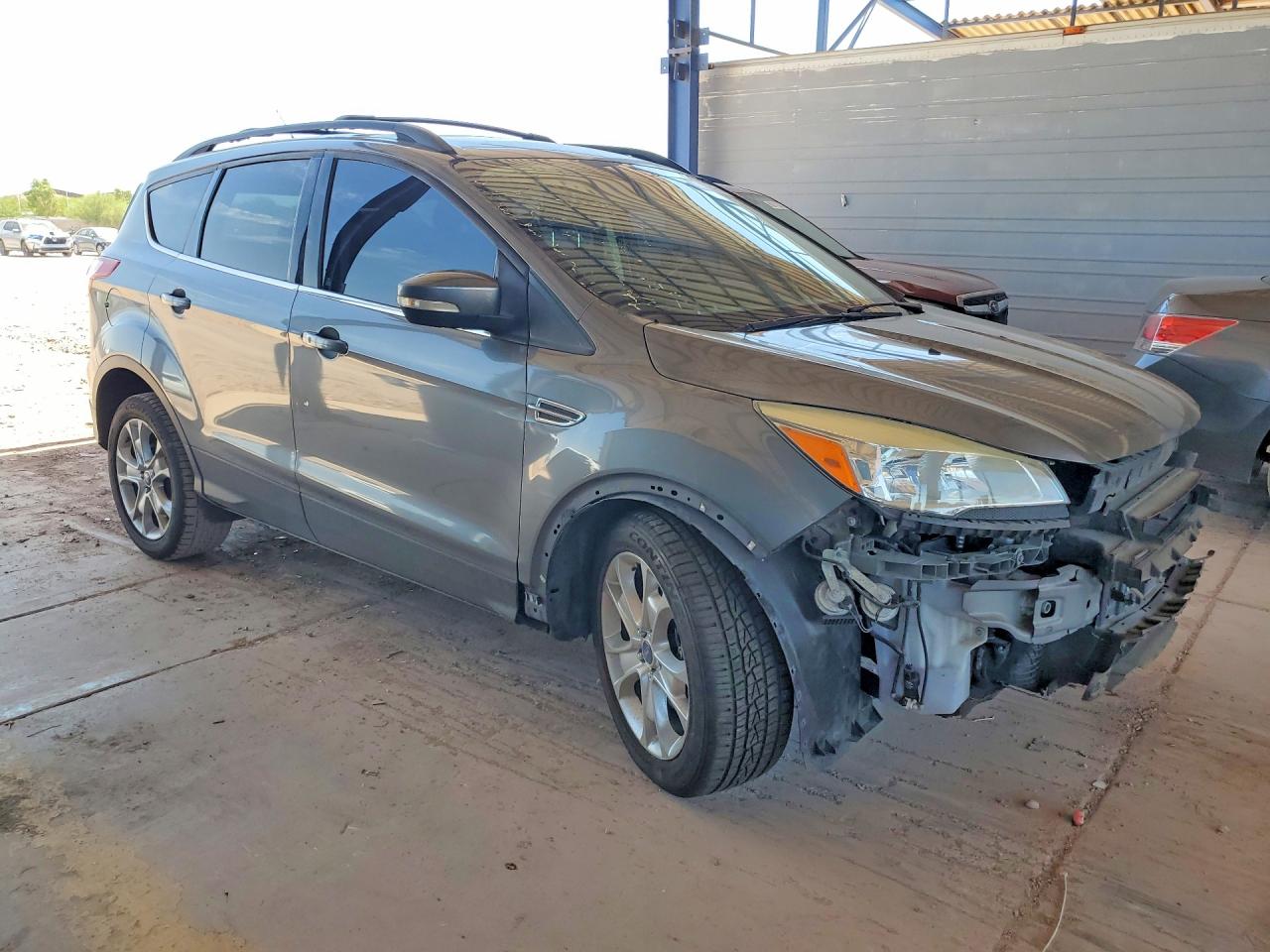 2013 Ford Escape Sel Gray vin: 1FMCU0H91DUA46421