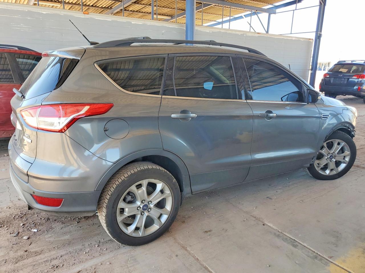 2013 Ford Escape Sel Gray vin: 1FMCU0H91DUA46421