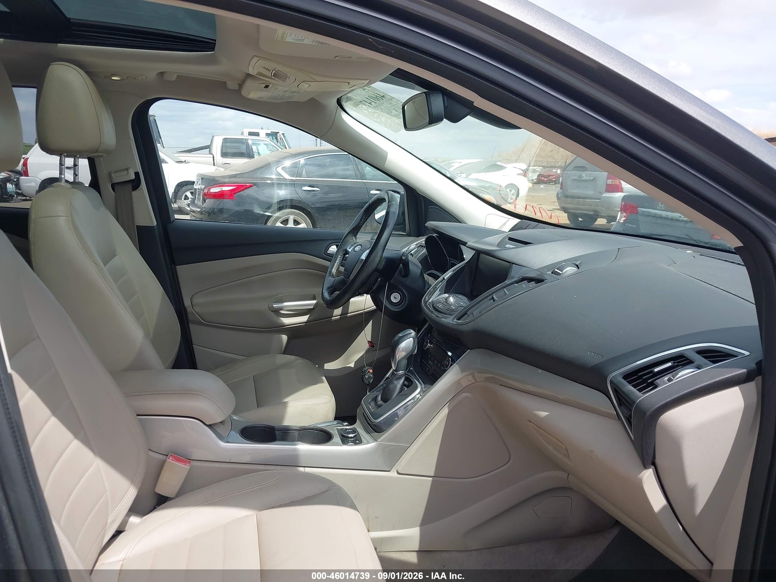 2013 Ford Escape Sel Gray vin: 1FMCU0H91DUB23899