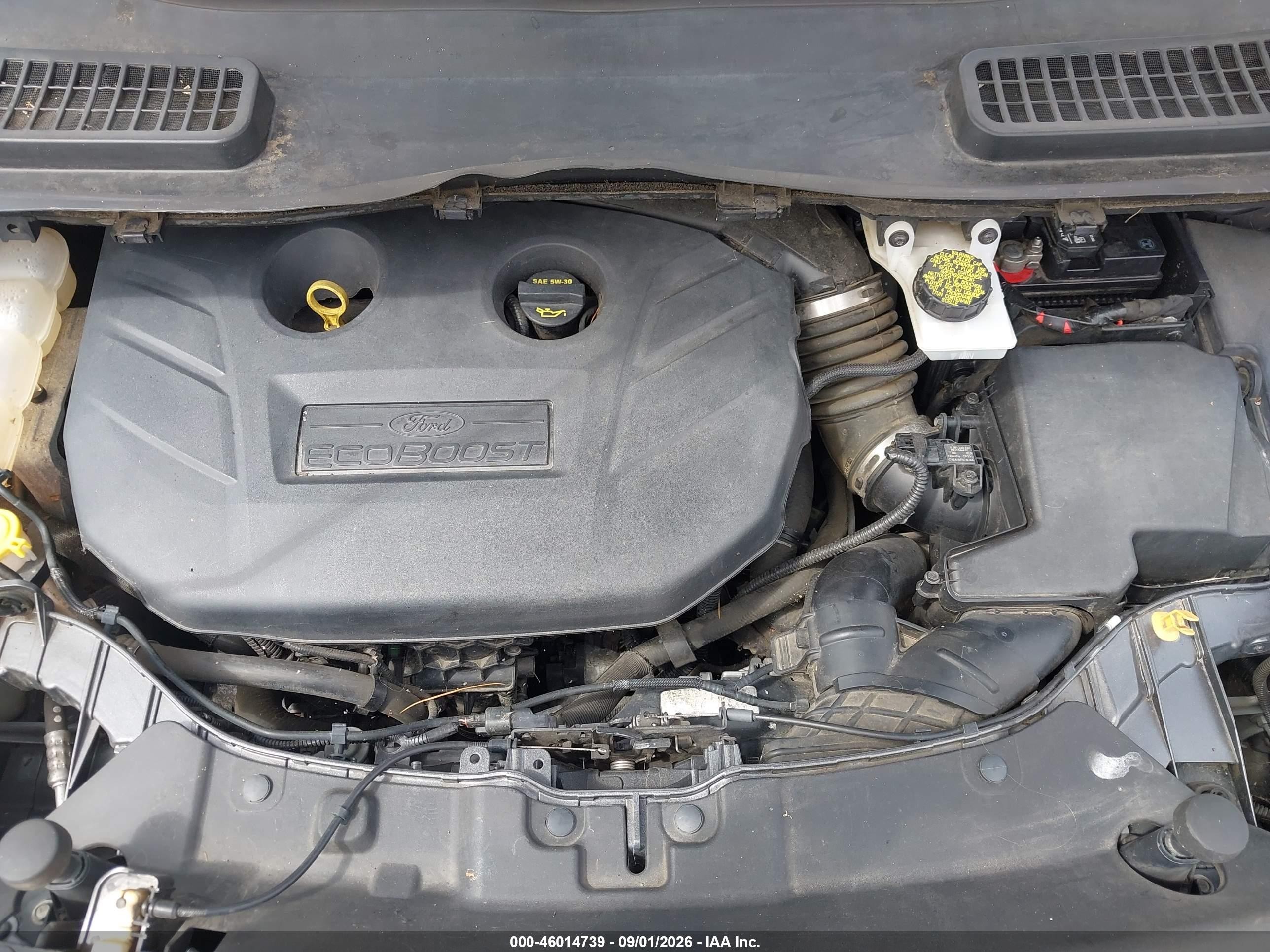 2013 Ford Escape Sel Gray vin: 1FMCU0H91DUB23899