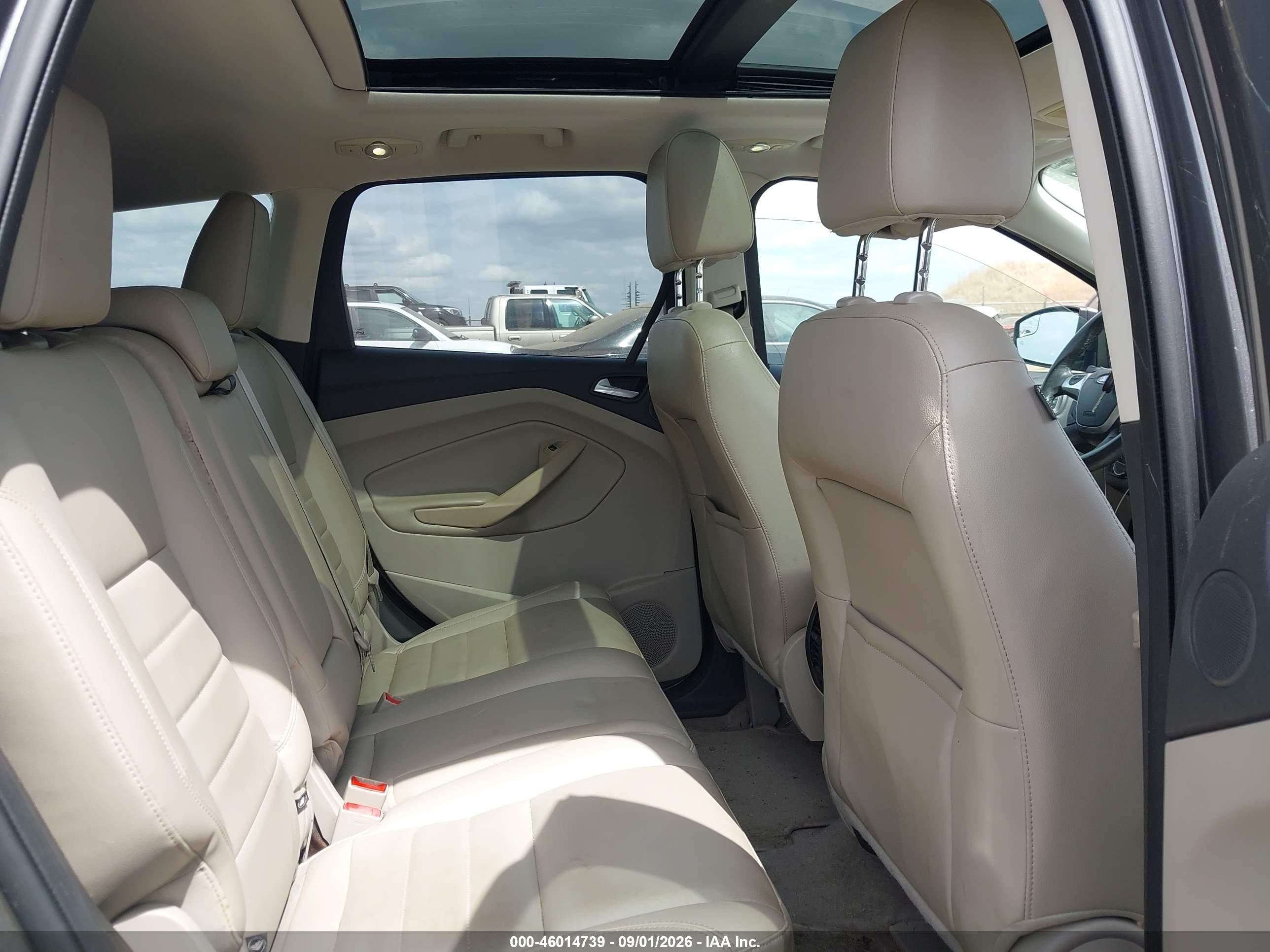2013 Ford Escape Sel Gray vin: 1FMCU0H91DUB23899