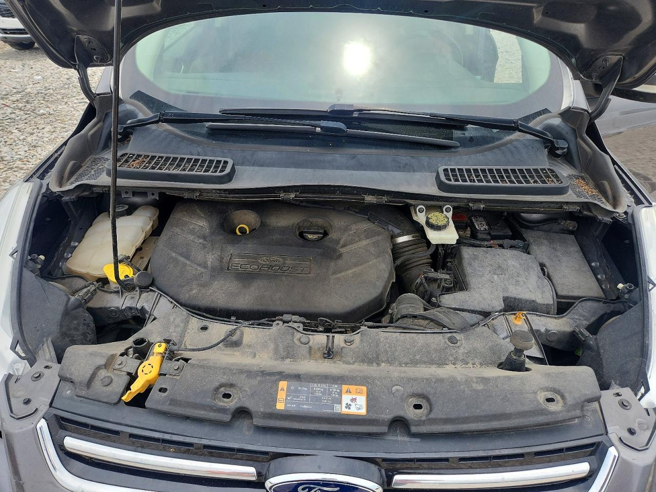 2013 Ford Escape Sel Gray vin: 1FMCU0H91DUB39018