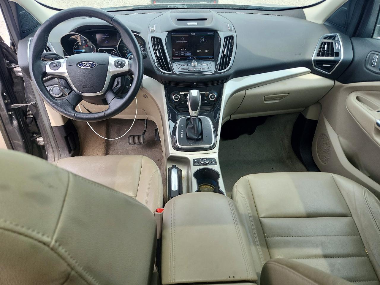 2013 Ford Escape Sel Gray vin: 1FMCU0H91DUB39018