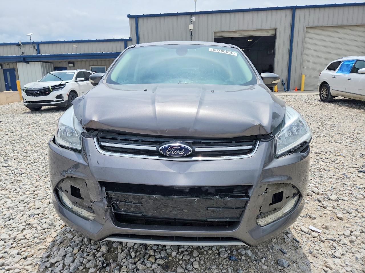 2013 Ford Escape Sel Gray vin: 1FMCU0H91DUB39018