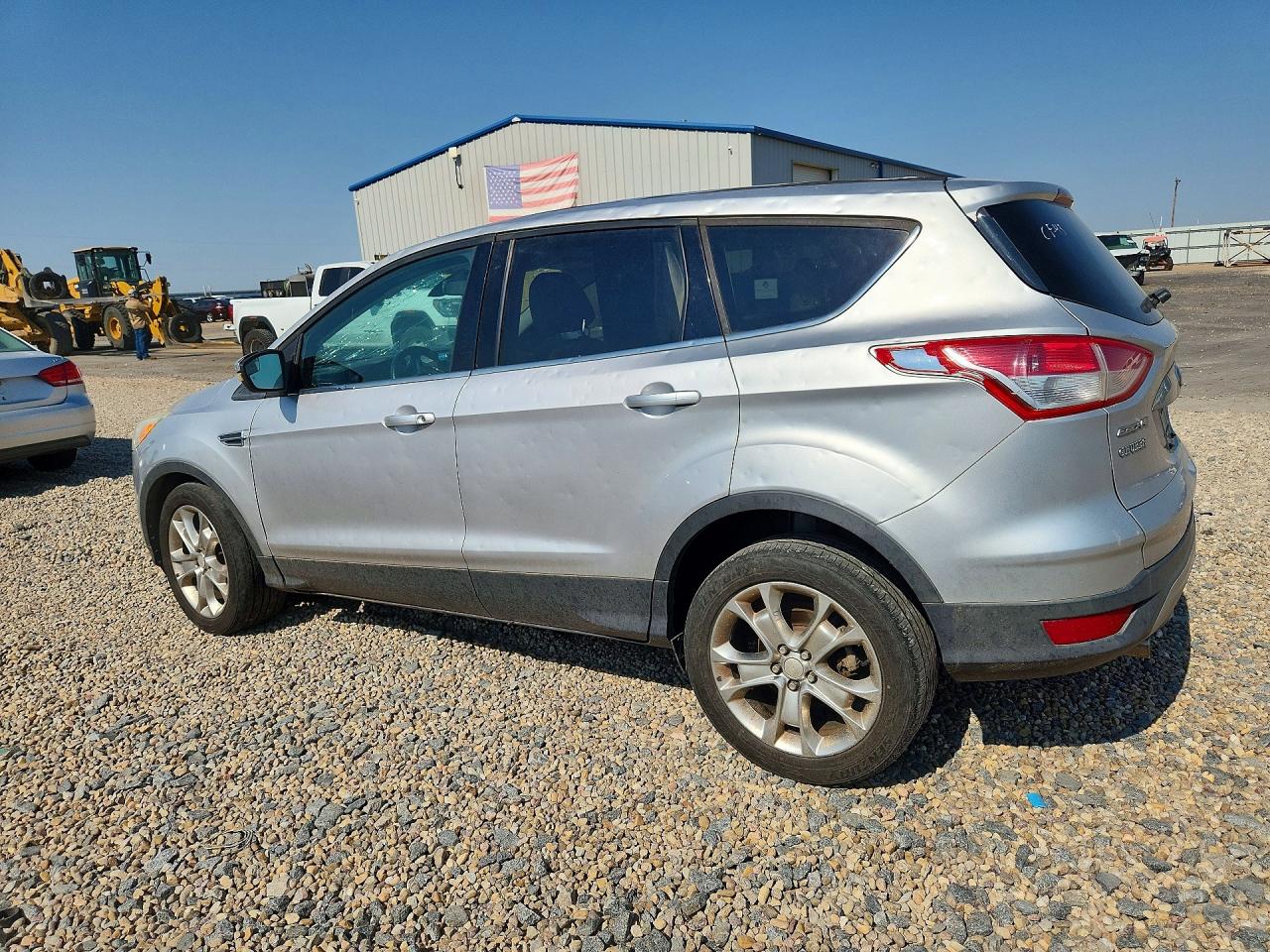 2013 Ford Escape Sel Silver vin: 1FMCU0H91DUC25459
