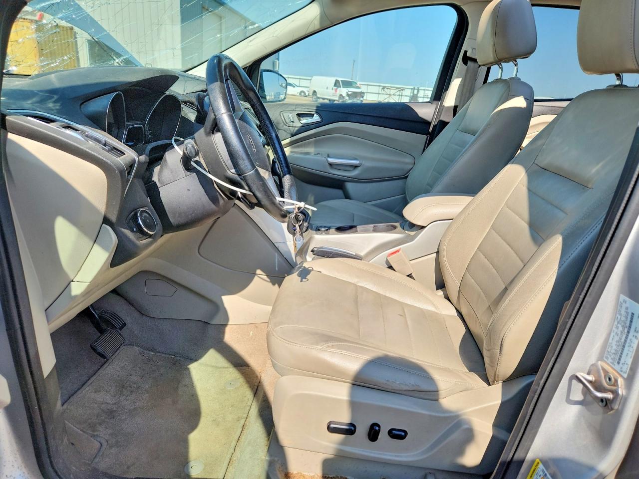 2013 Ford Escape Sel Silver vin: 1FMCU0H91DUC25459