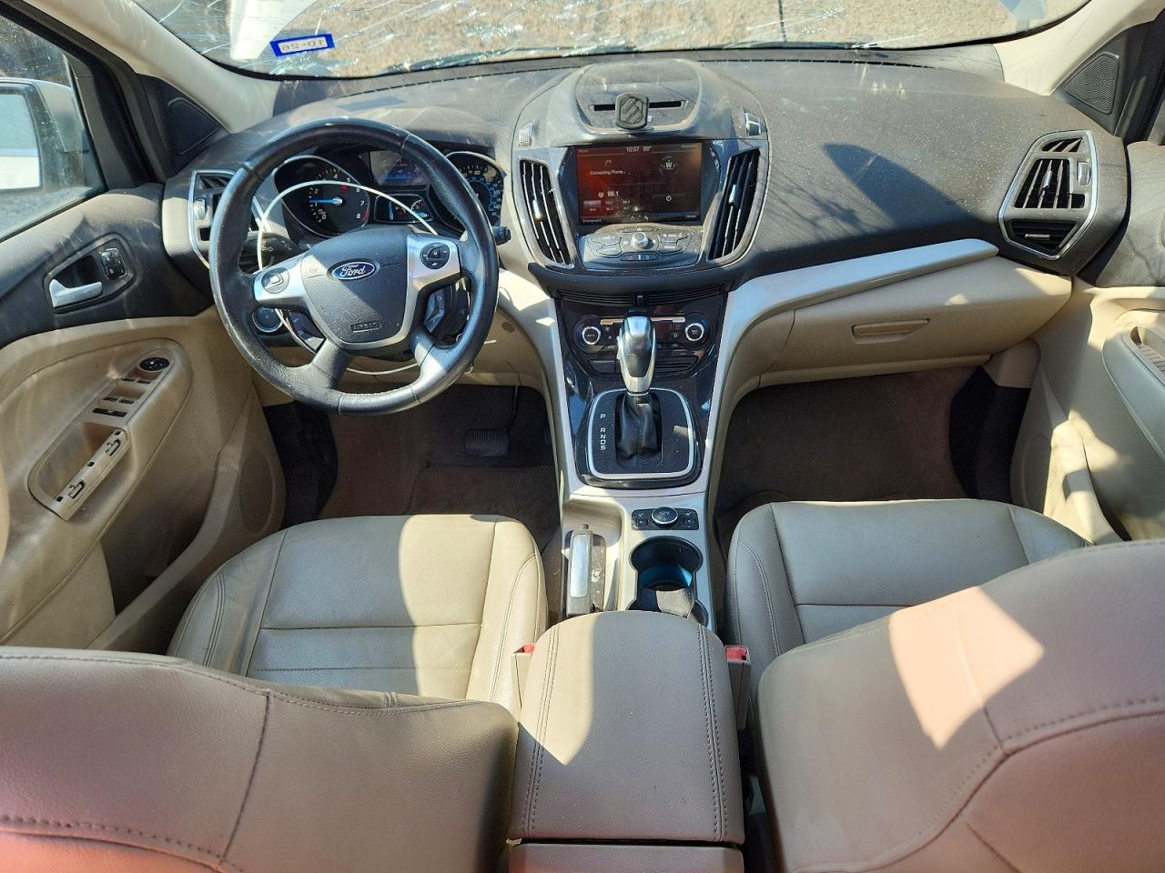 2013 Ford Escape Sel Silver vin: 1FMCU0H91DUC25459