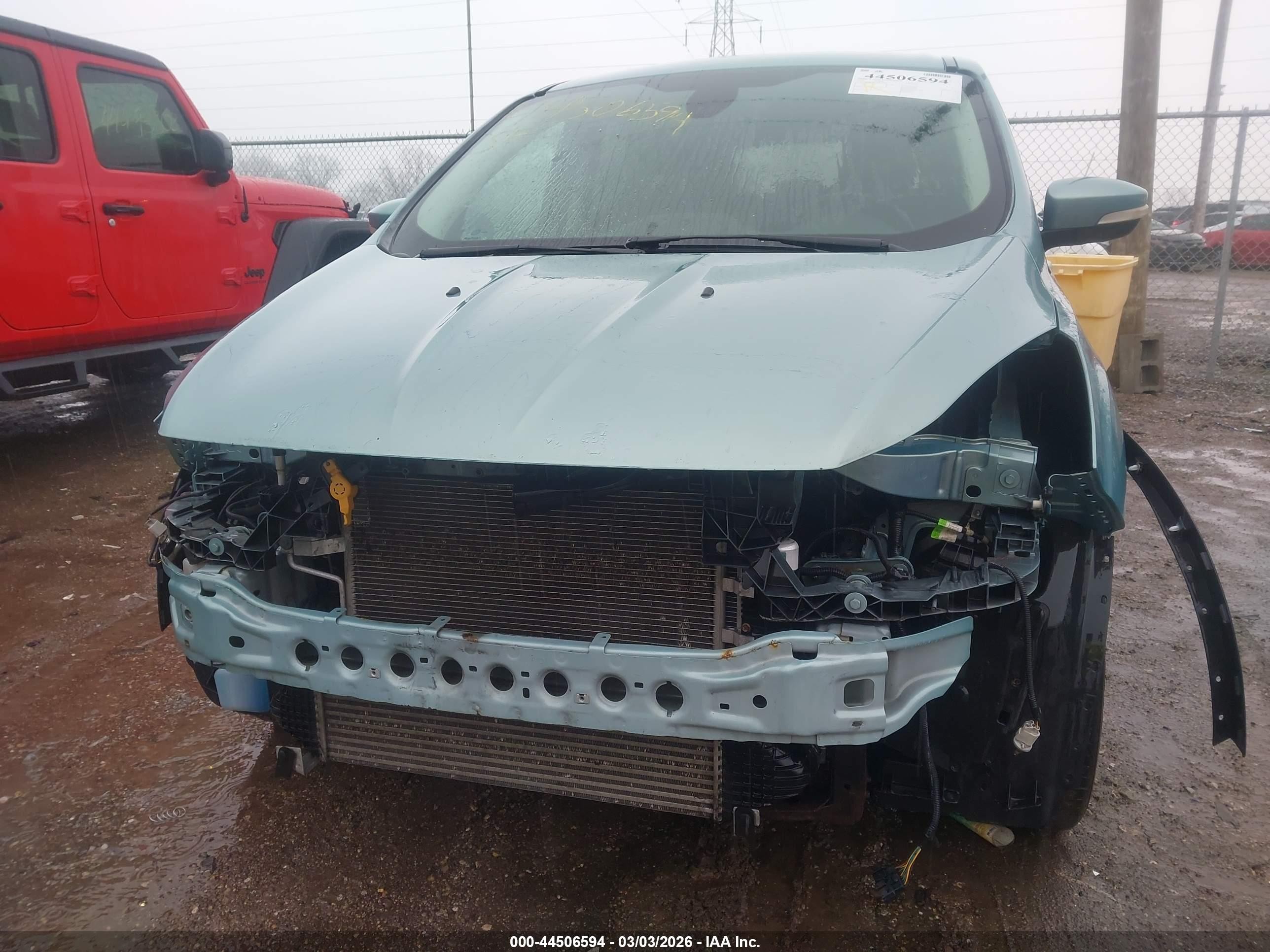 2013 Ford Escape Sel Light Blue vin: 1FMCU0H91DUC42567